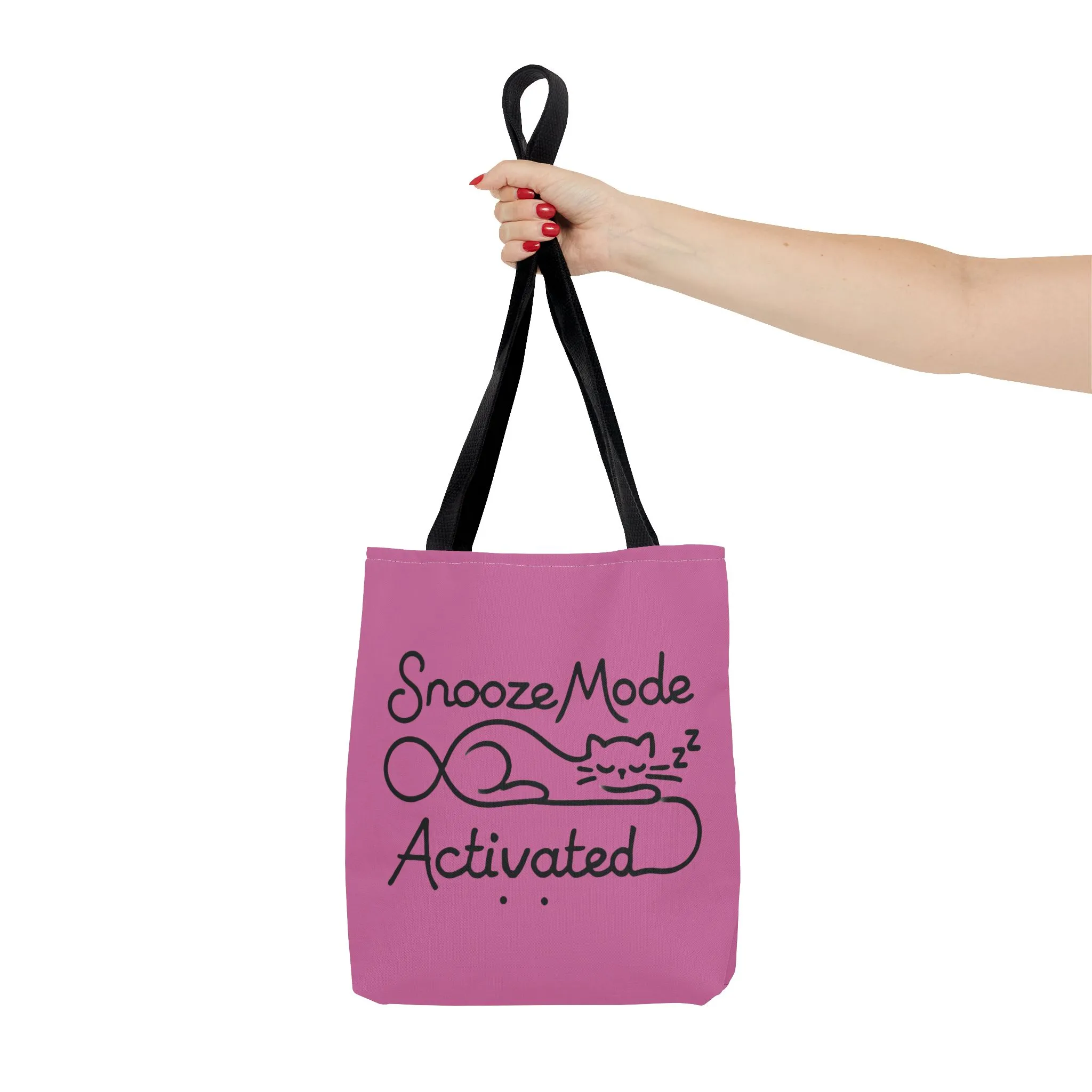 Sleepy Cat Tote Bag - Snooze Mode Activated, Cute Cat Lover Gift, Lounge Essential, Beach, Grocery, Everyday Use, Beach Weekender Bag - Image 9