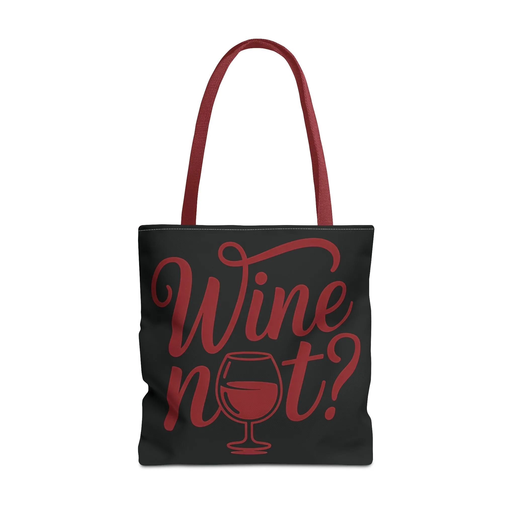 Wine Not? Tote Bag - Fun Wine Lover's Accessory for Parties, Gift for Wine Enthusiasts, Perfect for Grocery or Beach Outings, AOP Design - Image 16