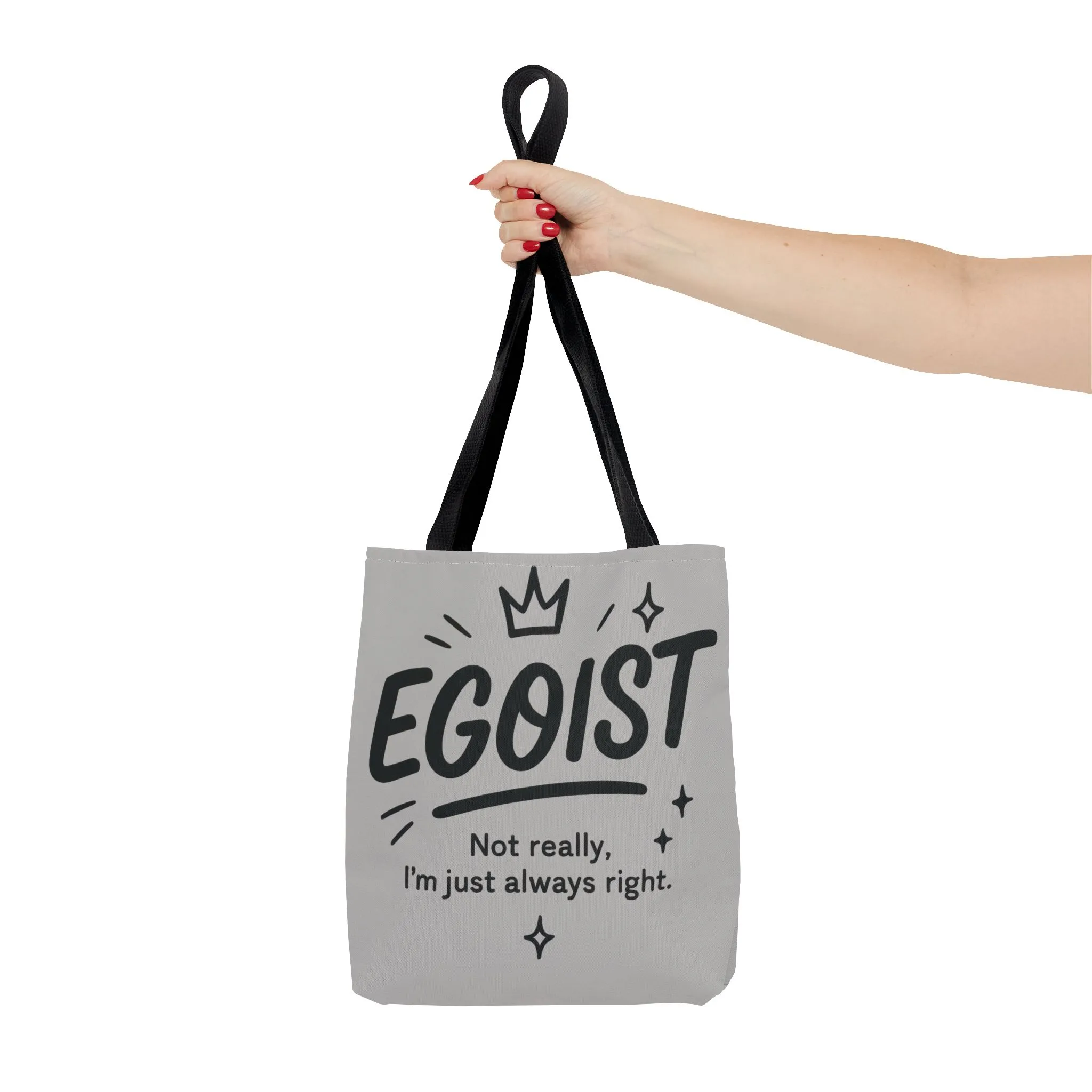 Egoist Tote Bag - Fun, Stylish Shopping Bag, Gift for Friends, Everyday Use, Quote Bag, Casual Chic Essential, Beach Tote - Image 9