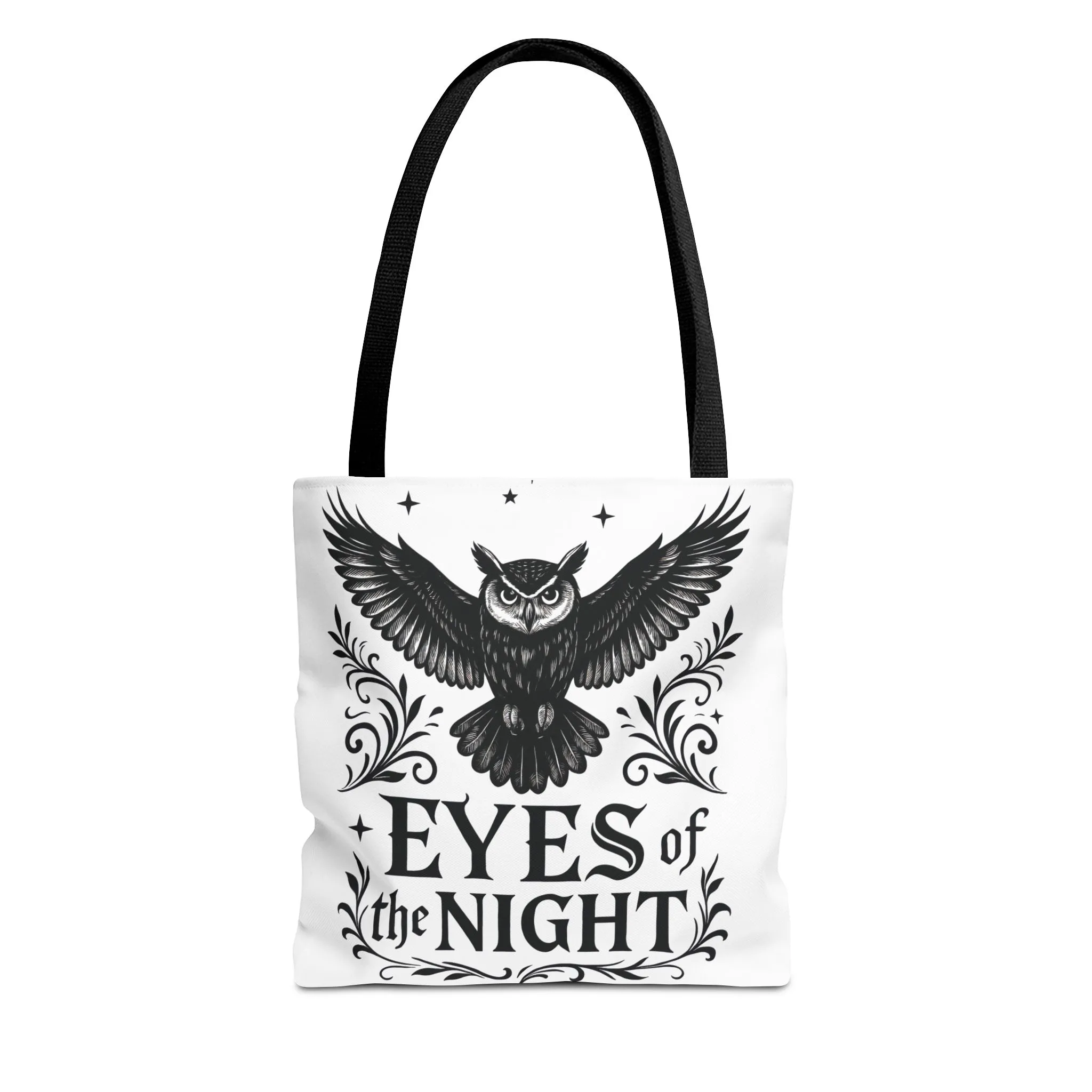 Eyes of the Night Owl Tote Bag, Artsy Shopping Bag, Eco-Friendly Carryall, Unique Gift for Animal Lovers, Halloween Decor, Beach Tote - Image 6