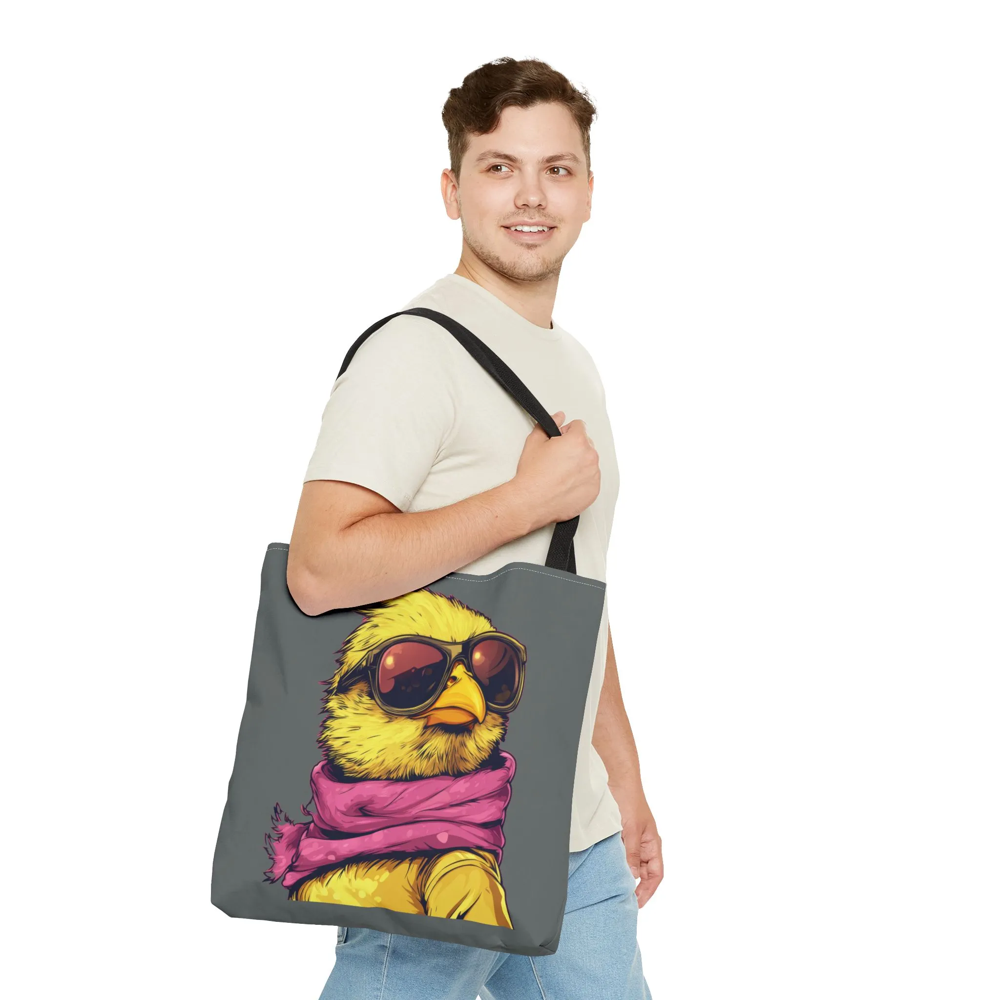 Chic Bird Tote Bag - Trendy Shopping Tote, Eco-friendly Bag, Gift for Animal Lovers, Summer Accessory, Festival Essential, Beach Tote - Image 3