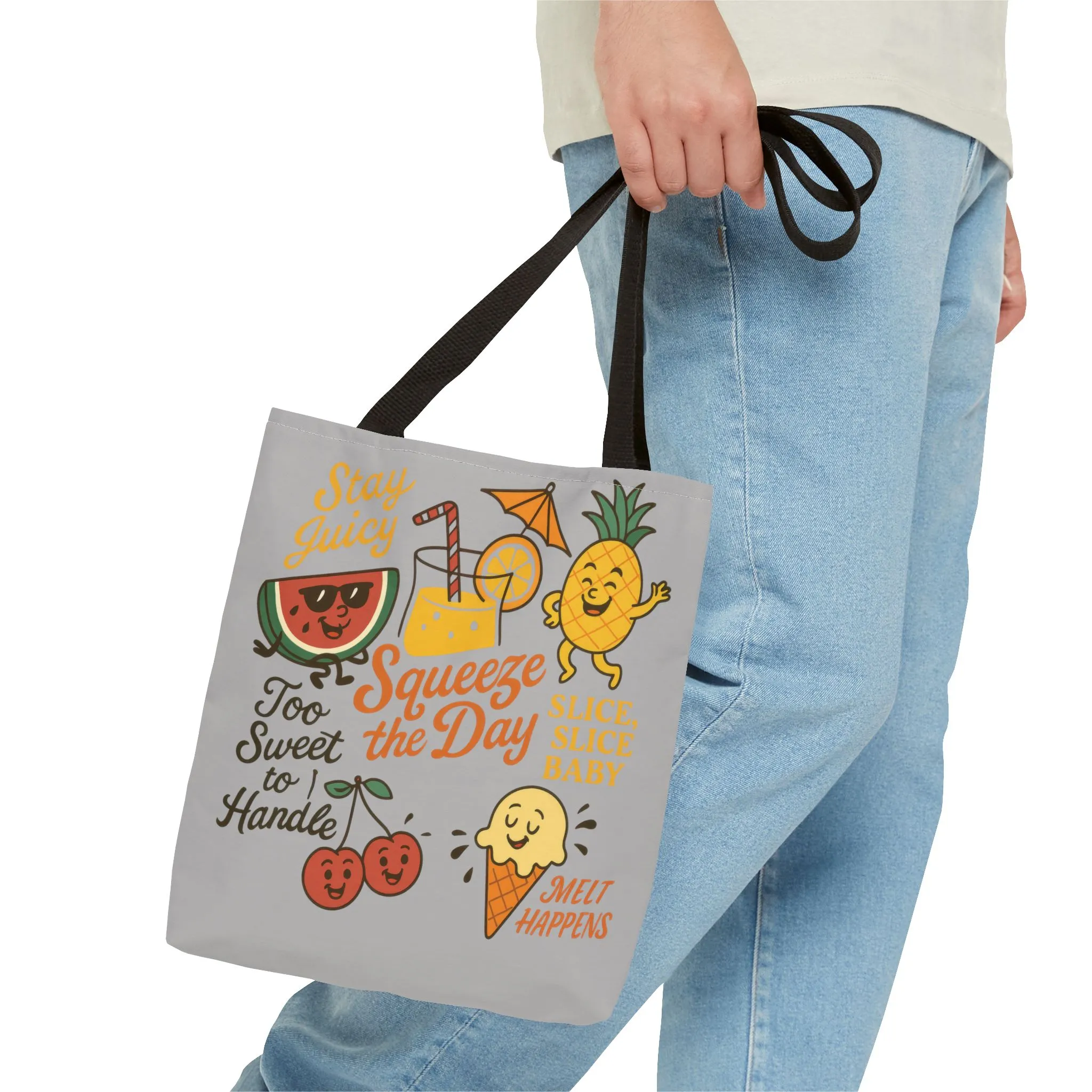 Juicy Summer Tote Bag, Fun Beach Carryall, Perfect for Grocery Shopping, Reusable Market Tote, Cute Gift for Fruit Lovers, Large Tote Bag - Image 38