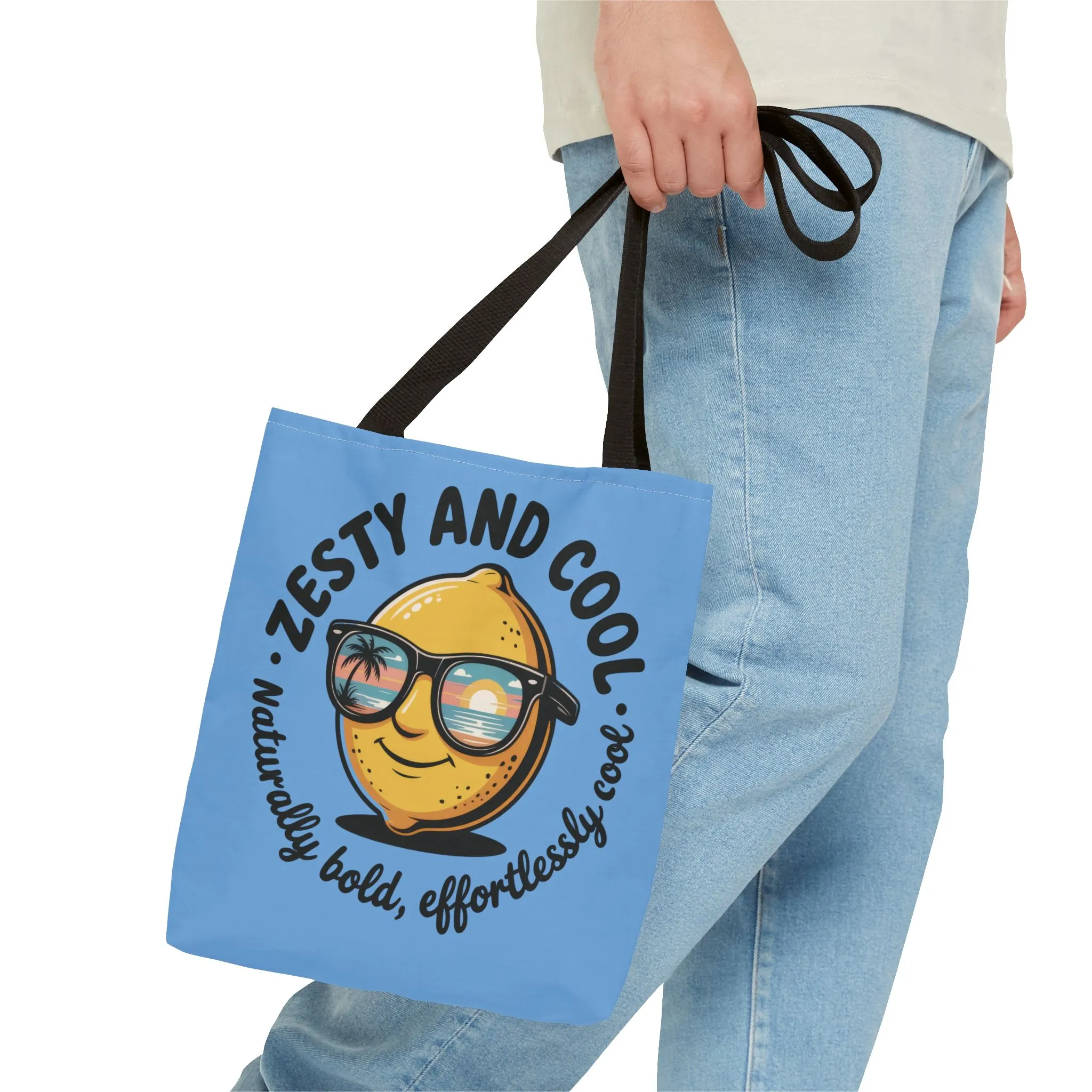 Zesty Lemon Tote Bag - Fun & Bold Carry-All for Everyday Use, Summer, Beach Days, Gifts, Eco-Friendly Shopping, Large Tote Bag - Image 8