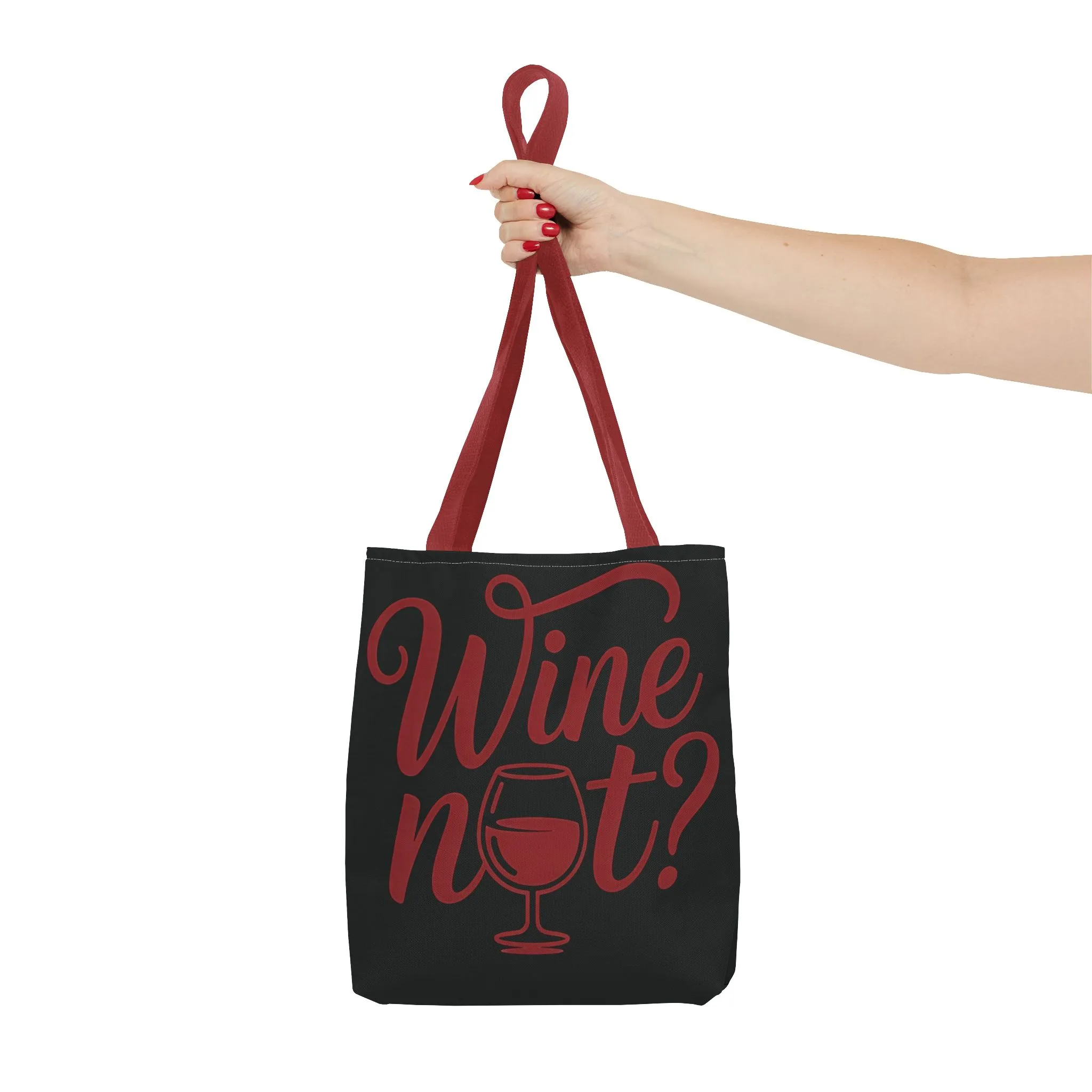 Wine Not? Tote Bag - Fun Wine Lover's Accessory for Parties, Gift for Wine Enthusiasts, Perfect for Grocery or Beach Outings, AOP Design - Image 29
