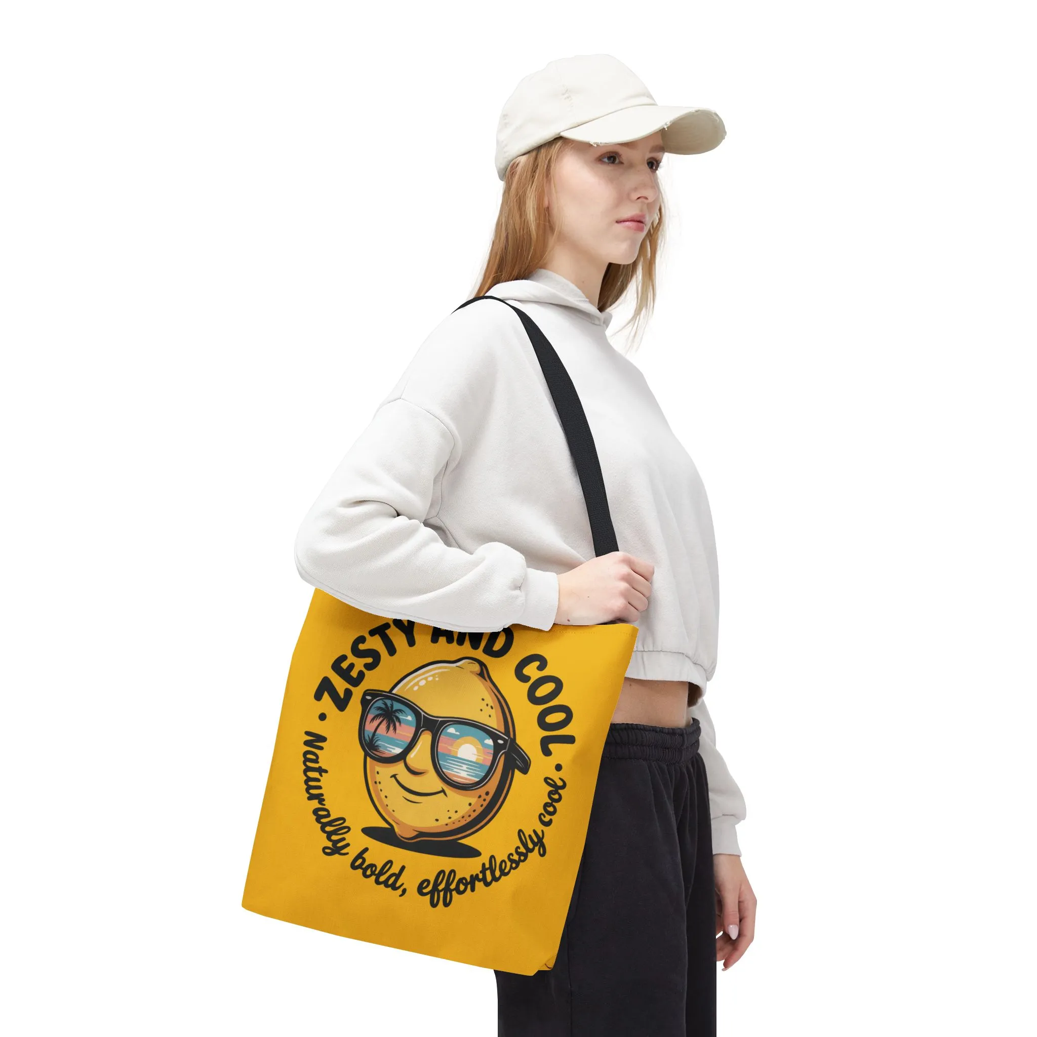 Zesty Lemon Tote Bag - Fun & Bold Carry-All for Everyday Use, Summer, Beach Days, Gifts, Eco-Friendly Shopping, Large Tote Bag - Image 15