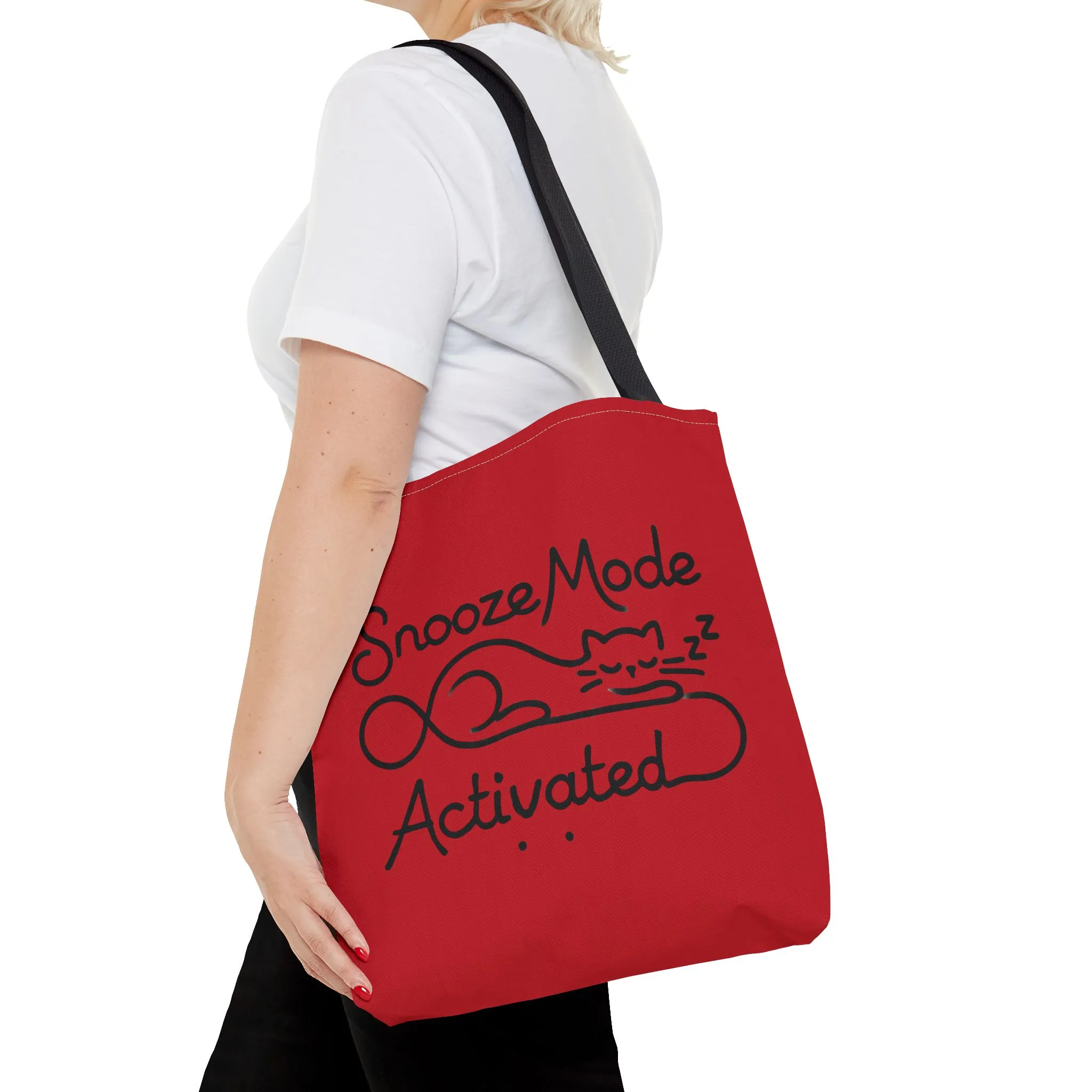 Sleepy Cat Tote Bag - Snooze Mode Activated, Cute Cat Lover Gift, Lounge Essential, Beach, Grocery, Everyday Use, Beach Weekender Bag - Image 14