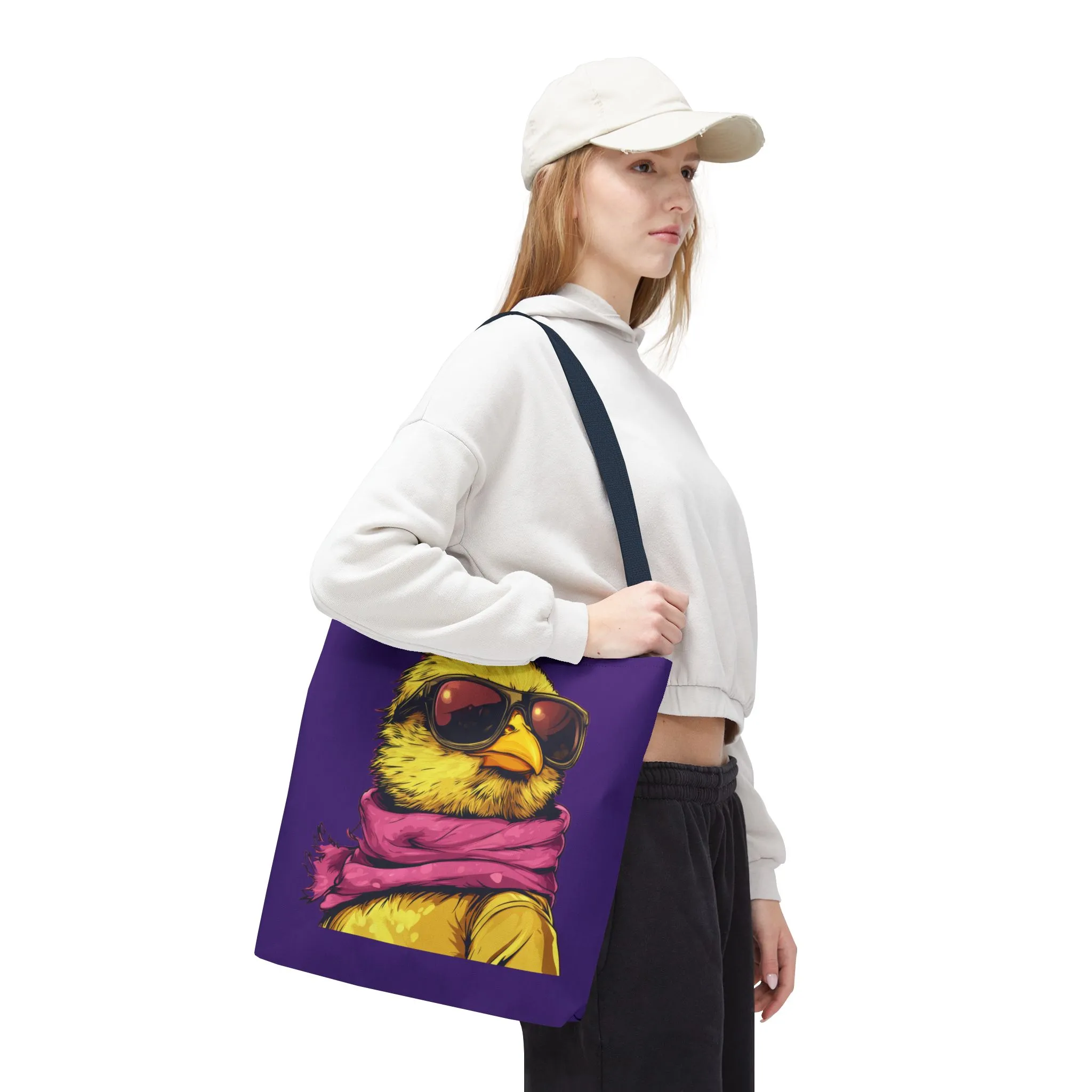 Chic Bird Tote Bag, Trendy Shopping Tote, Eco-friendly Bag, Gift for Animal Lovers, Summer Accessory, Beach Weekender Bag, Large Canvas Bag - Image 25