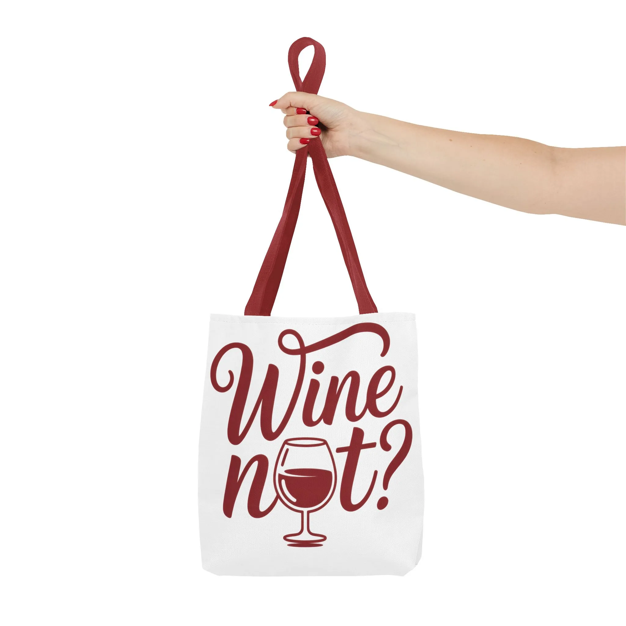 Wine Not? Tote Bag - Fun Wine Lover's Accessory for Parties, Gift for Wine Enthusiasts, Perfect for Grocery or Beach Outings, AOP Design - Image 24