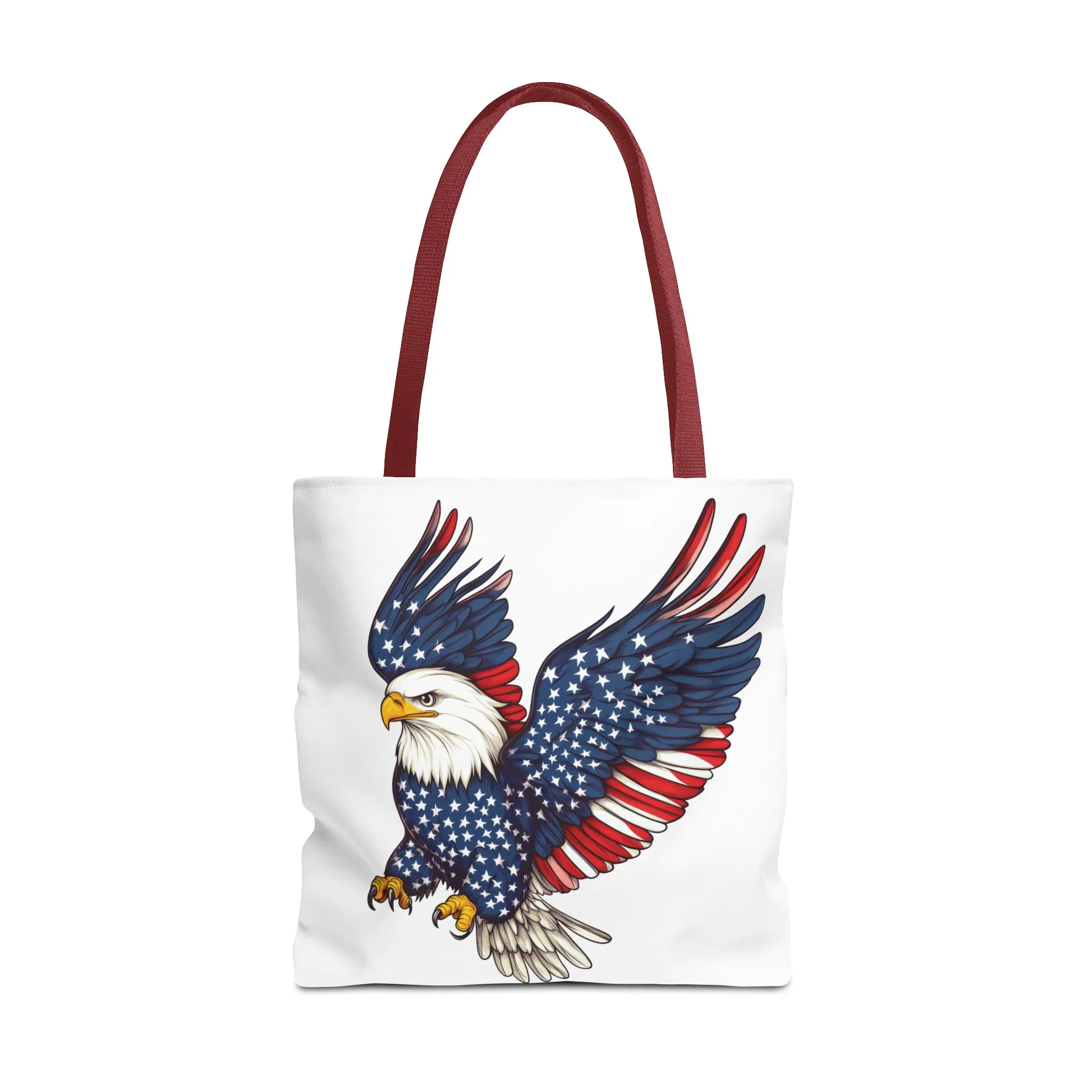 Patriotic Eagle Tote Bag, AOP, Perfect for July 4th, Festivals, Eco-Friendly Shopping, Gift for Nature Lovers, large canvas bag, beach bag - Image 13
