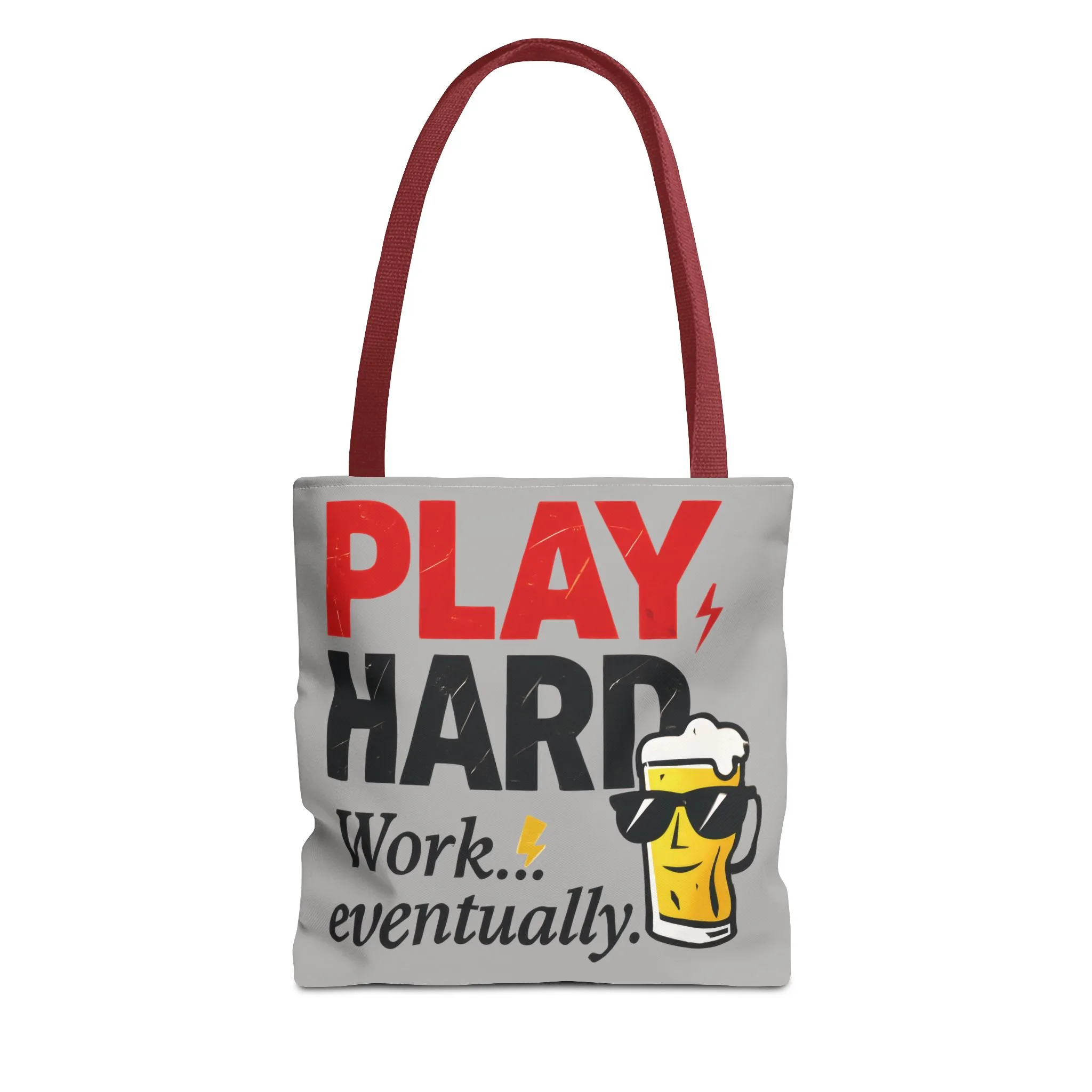 Play Hard Tote Bag - Fun, Stylish, Tote for Work & Play, Summer, Gift, Beach Bag, Everyday Carry, Beach Weekender Bag, large canvas bag - Image 16