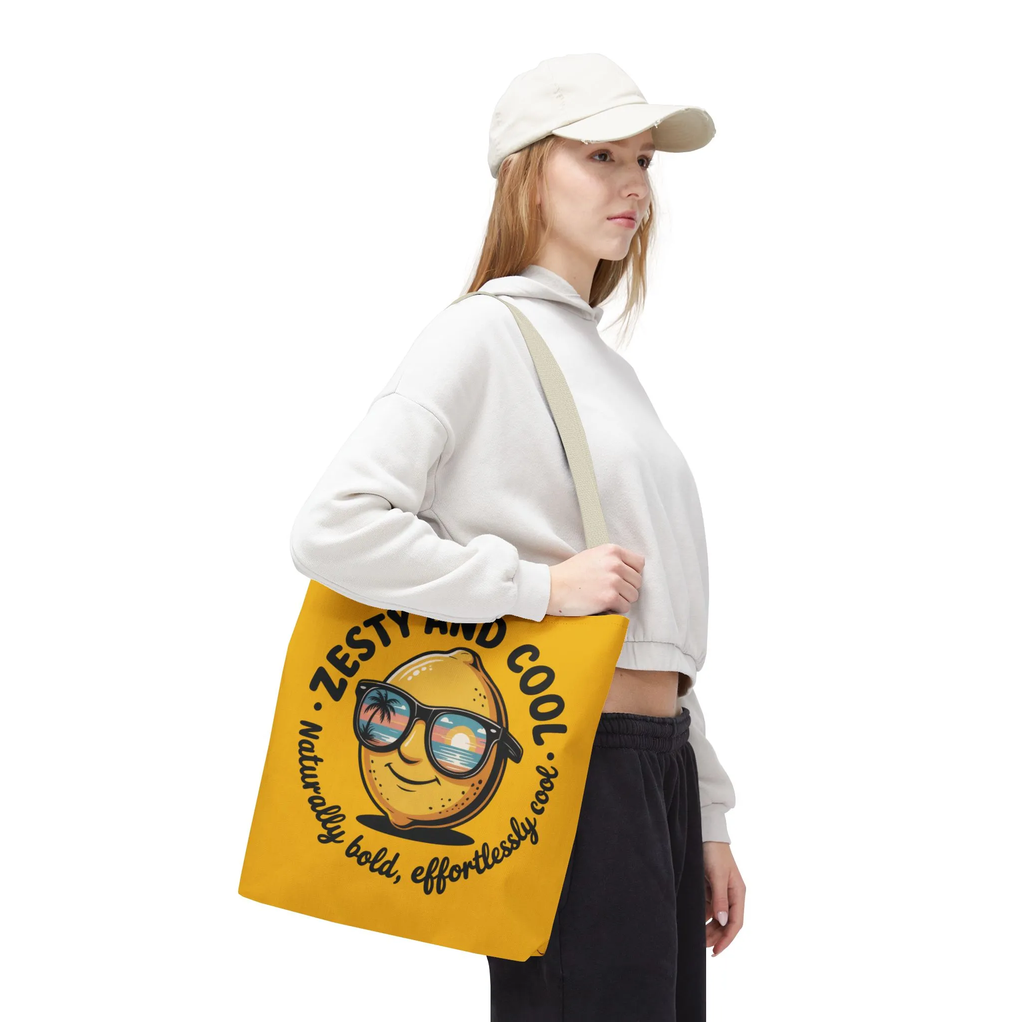 Zesty Lemon Tote Bag - Fun & Bold Carry-All for Everyday Use, Summer, Beach Days, Gifts, Eco-Friendly Shopping, Large Tote Bag - Image 30