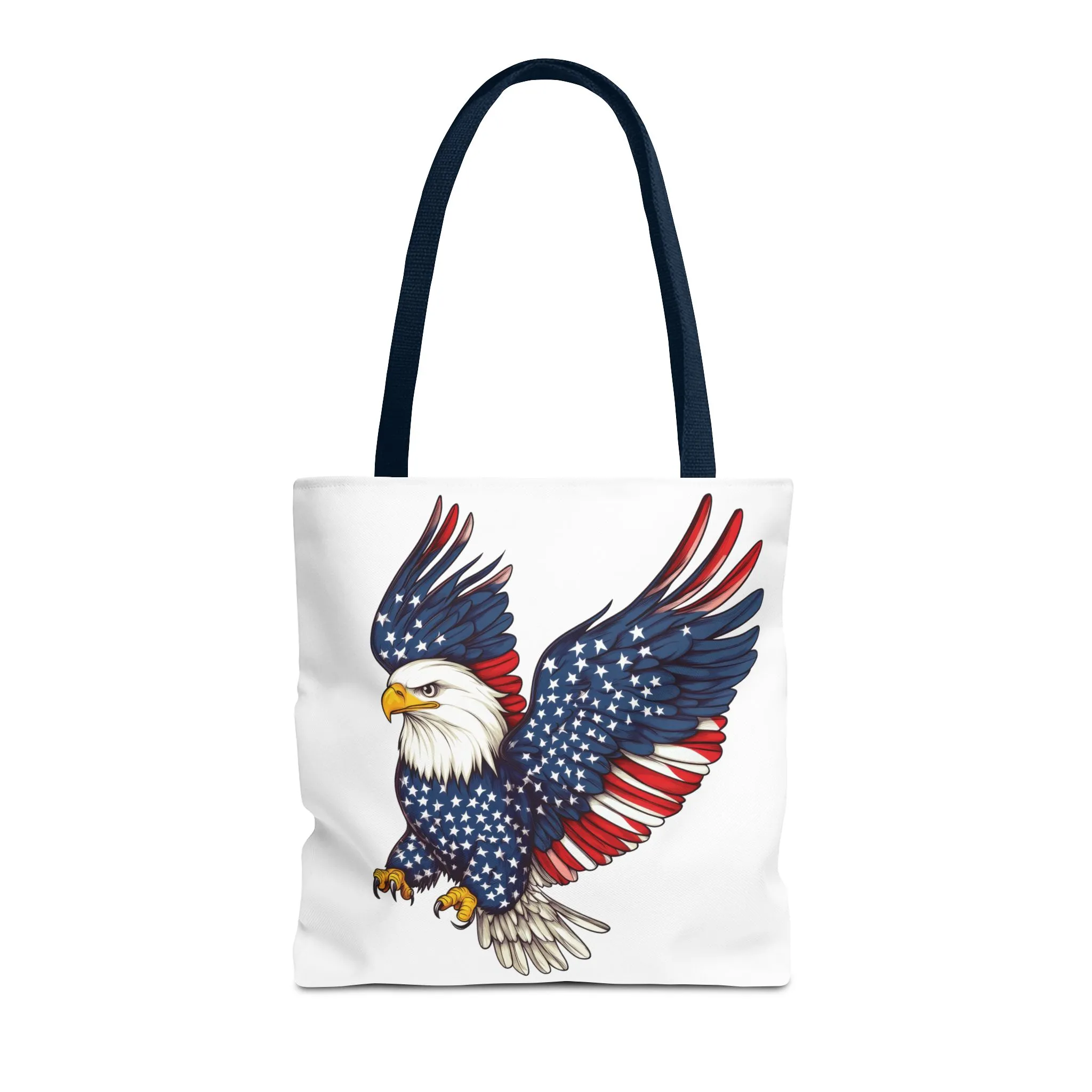 Patriotic Eagle Tote Bag, AOP, Perfect for July 4th, Festivals, Eco-Friendly Shopping, Gift for Nature Lovers, large canvas bag, beach bag - Image 33