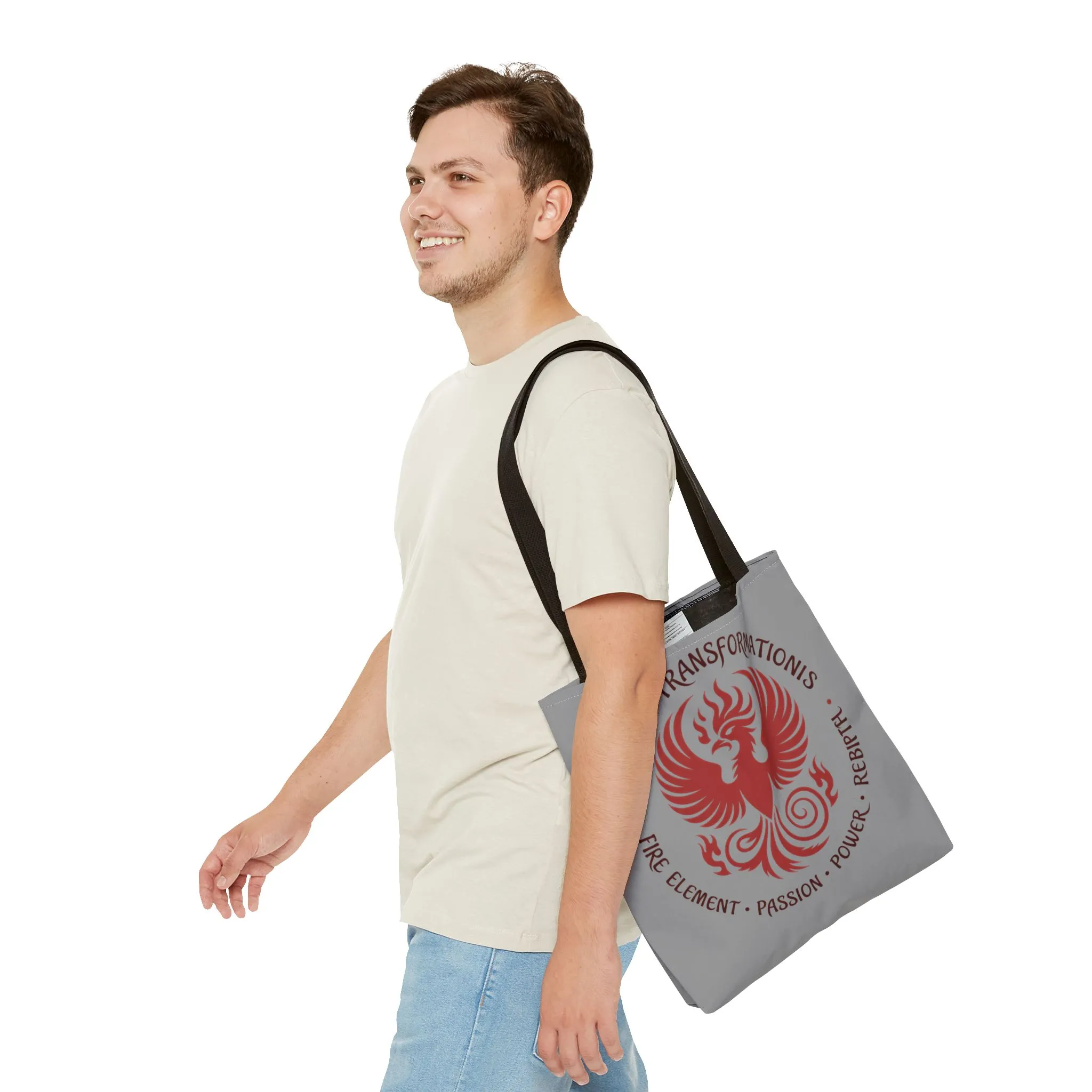 Phoenix Transformation Tote Bag, Canvas Shopper, Boho Beach Bag, Festival Accessory, Eco-Friendly Gift, Large Canvas Bag, Weekender Bag - Image 13