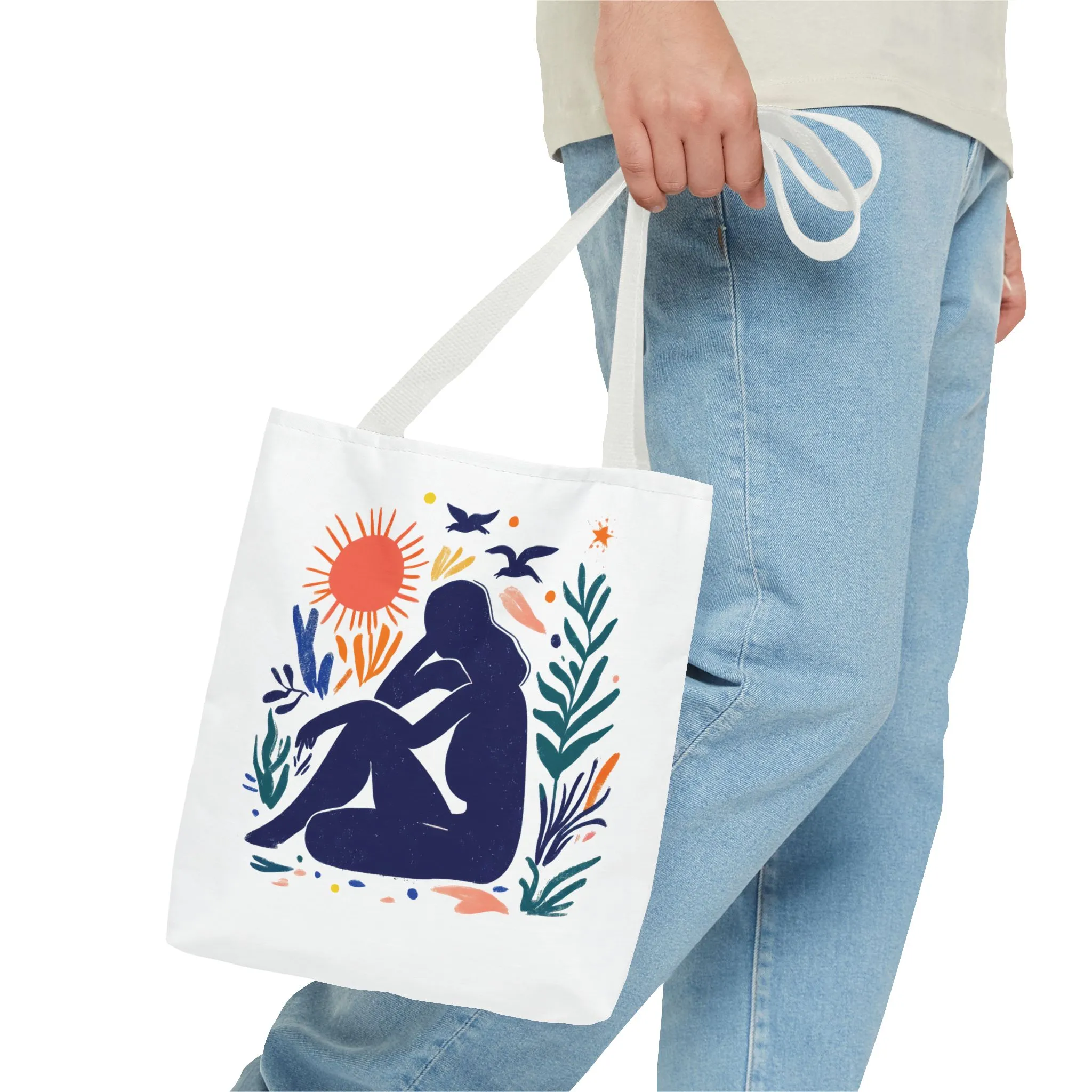 Boho Art Tote Bag, Versatile Eco-Friendly Carryall, Gift for Her, Summer Outing, Beach Bag, Reusable Shopping Tote - Image 31