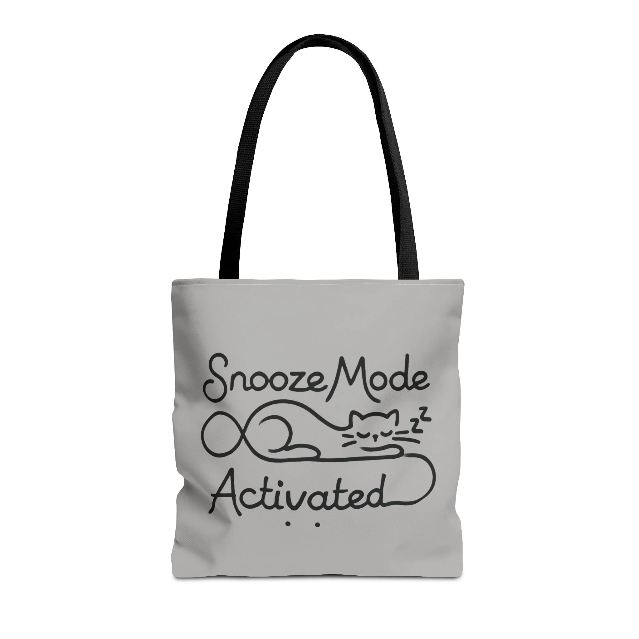Sleepy Cat Tote Bag - Snooze Mode Activated, Cute Cat Lover Gift, Lounge Essential, Beach, Grocery, Everyday Use, Beach Weekender Bag - Image 11