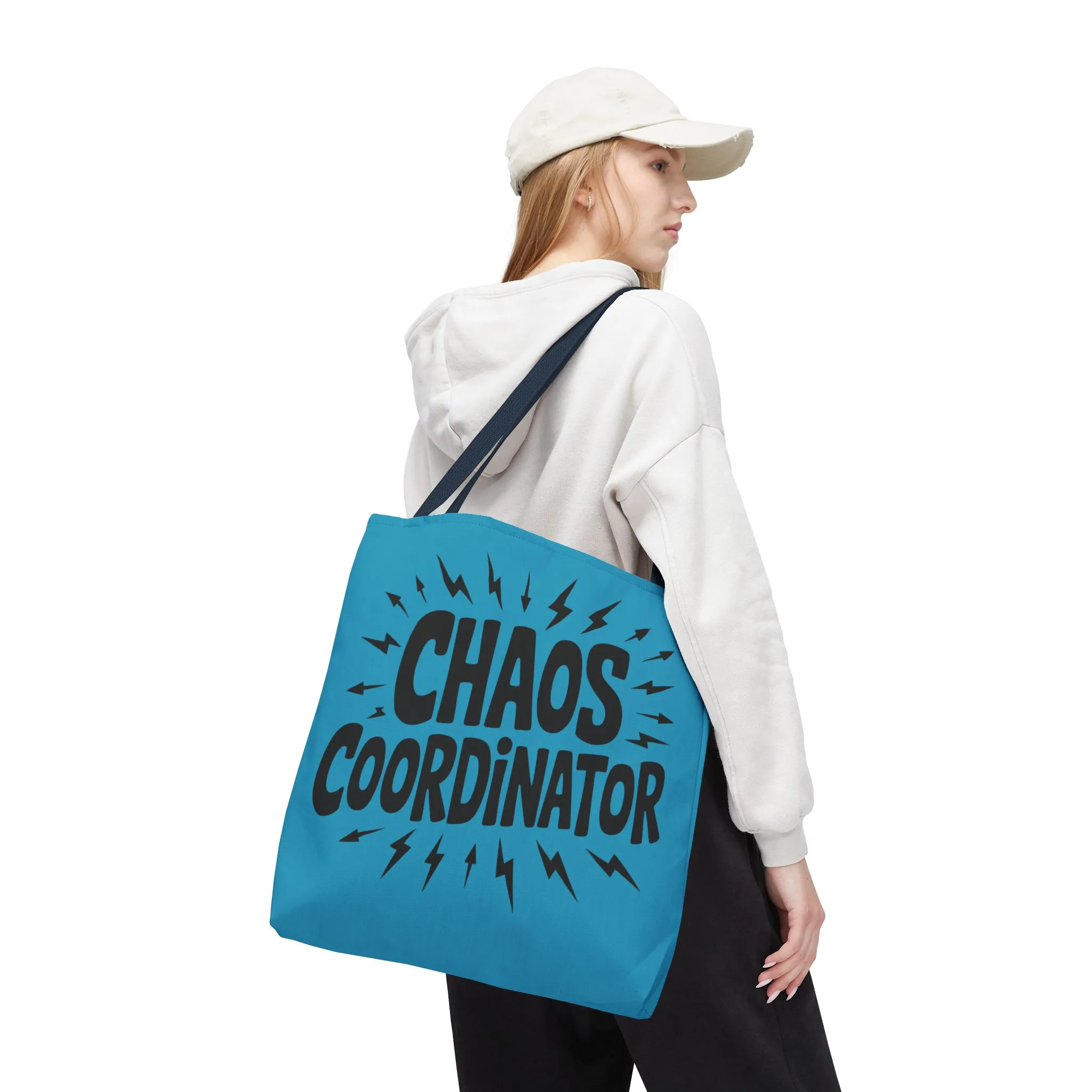 Chaos Coordinator Tote Bag, Fun Carryall for Busy Moms, Students, or Event Planners, Perfect Gift, Beach Weekender Bag, Large Tote Bag - Image 5