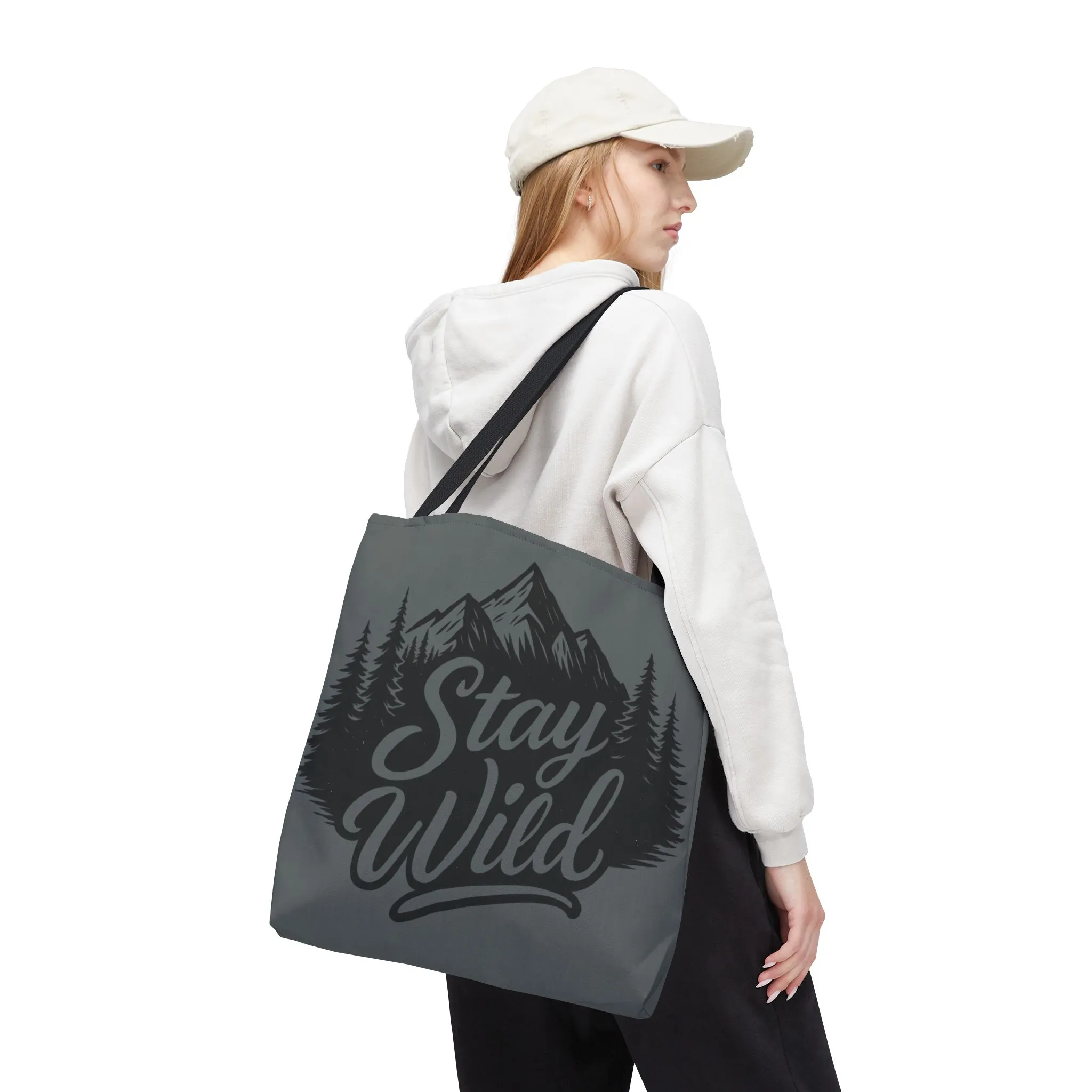 Stay Wild Tote Bag | Eco-friendly Shopping Bag, Adventure Tote, Outdoor Enthusiast Gift, Stylish Carryall, Perfect for Summer Adventures - Image 10
