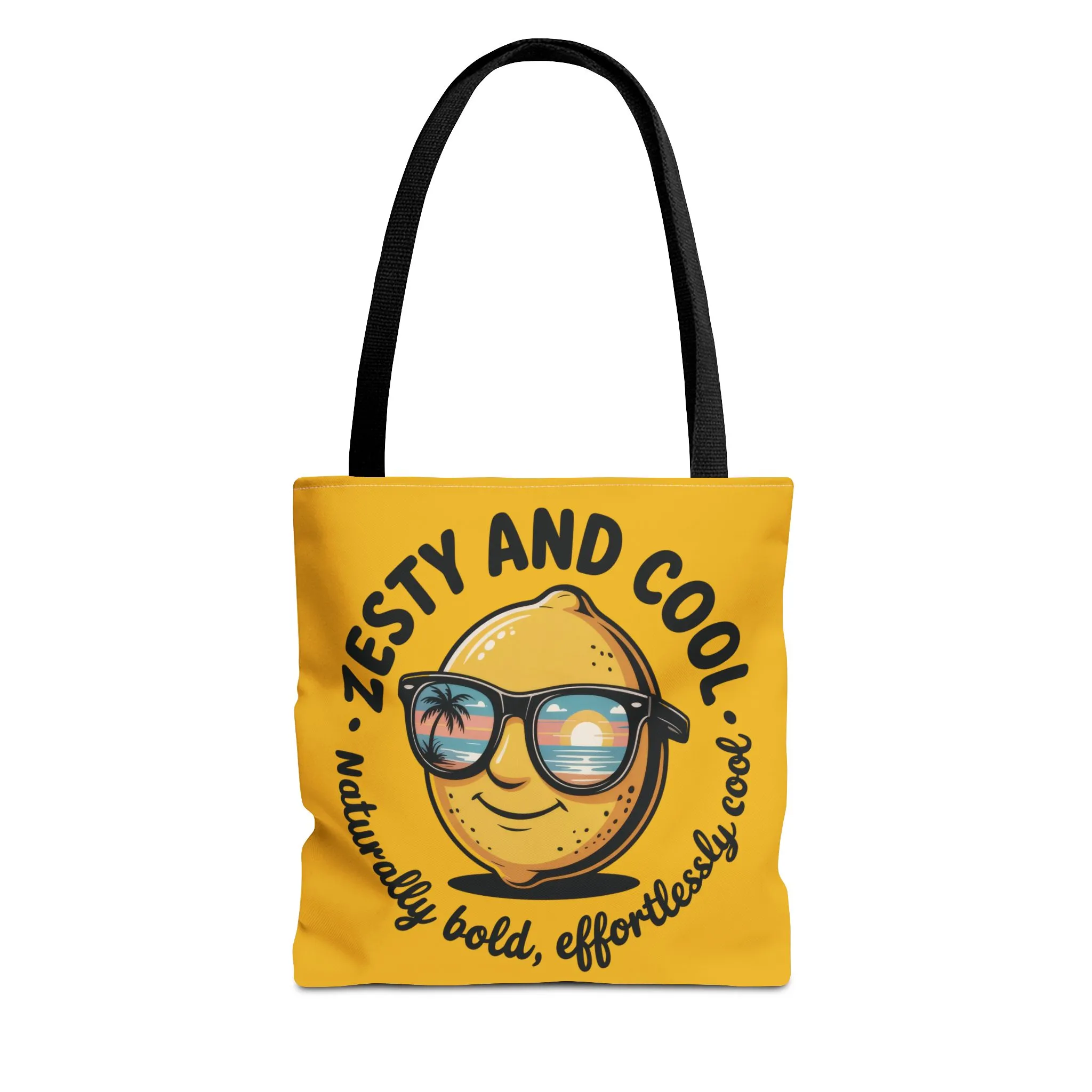 Zesty Lemon Tote Bag - Fun & Bold Carry-All for Everyday Use, Summer, Beach Days, Gifts, Eco-Friendly Shopping, Large Tote Bag - Image 6