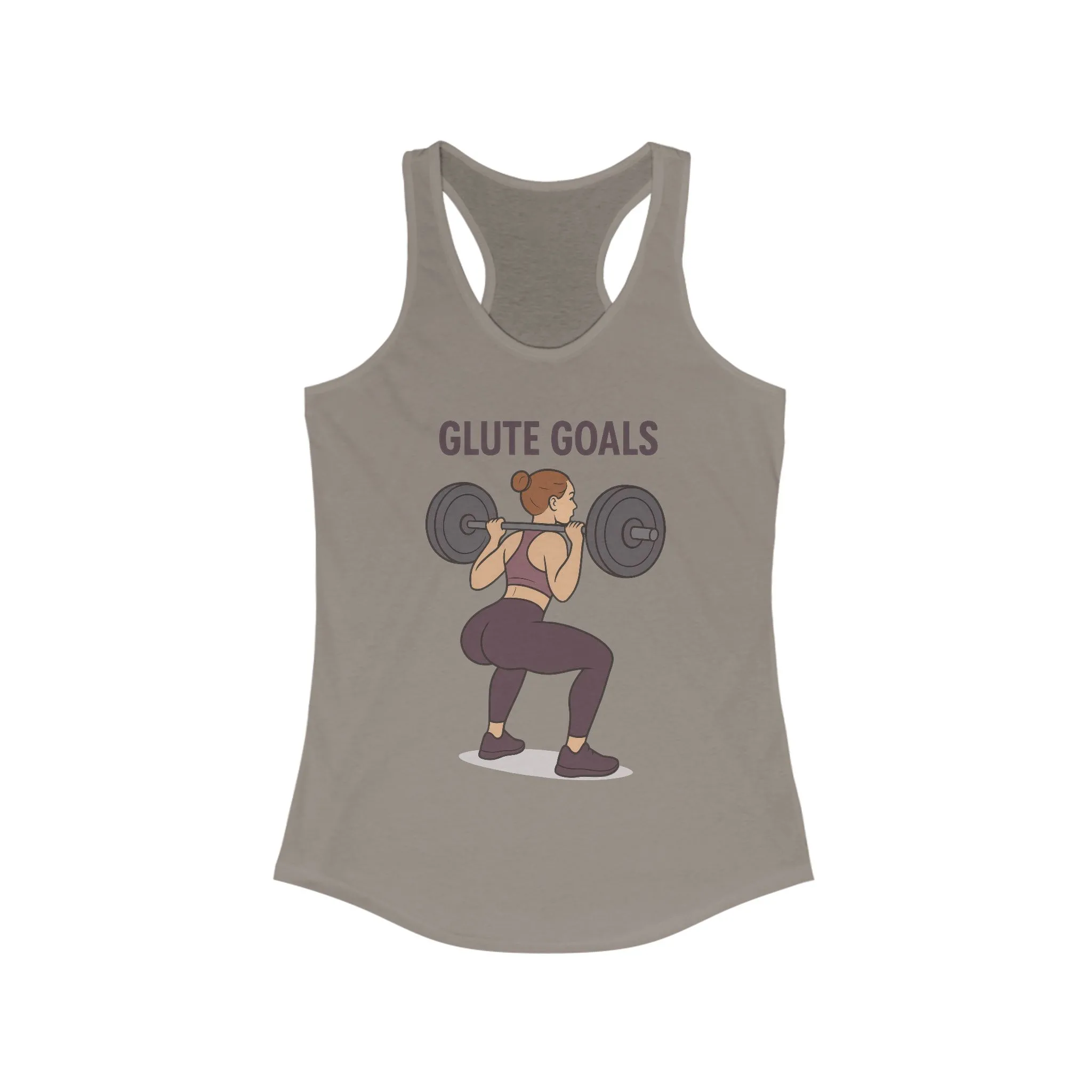 Glute Goals Workout Tank, Fitness Apparel for Women, Gym Top, Activewear, Motivational Exercise Shirt, Womens Squat Gym Shirt, Fit Girl Gift - Image 5
