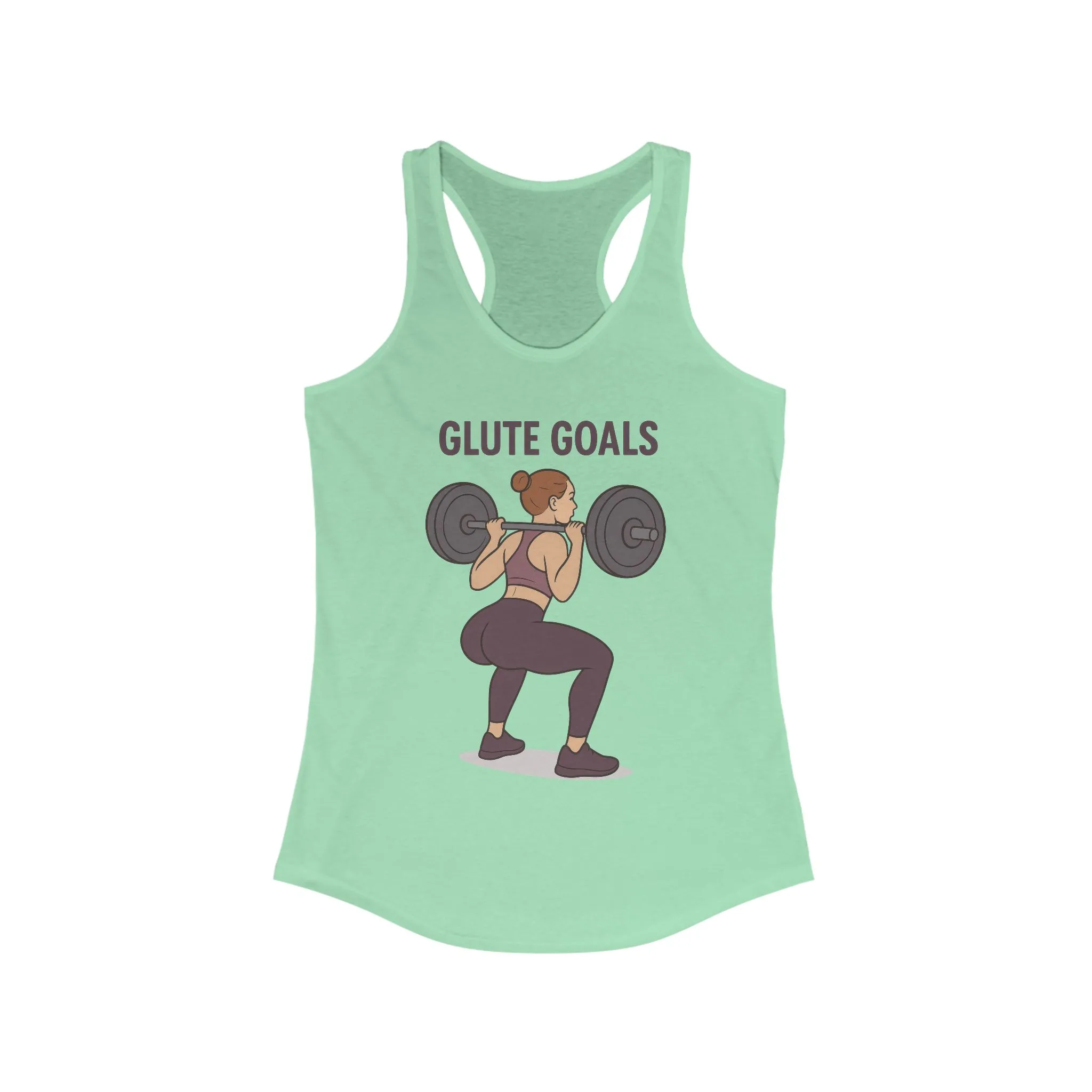 Glute Goals Workout Tank, Fitness Apparel for Women, Gym Top, Activewear, Motivational Exercise Shirt, Womens Squat Gym Shirt, Fit Girl Gift - Image 7