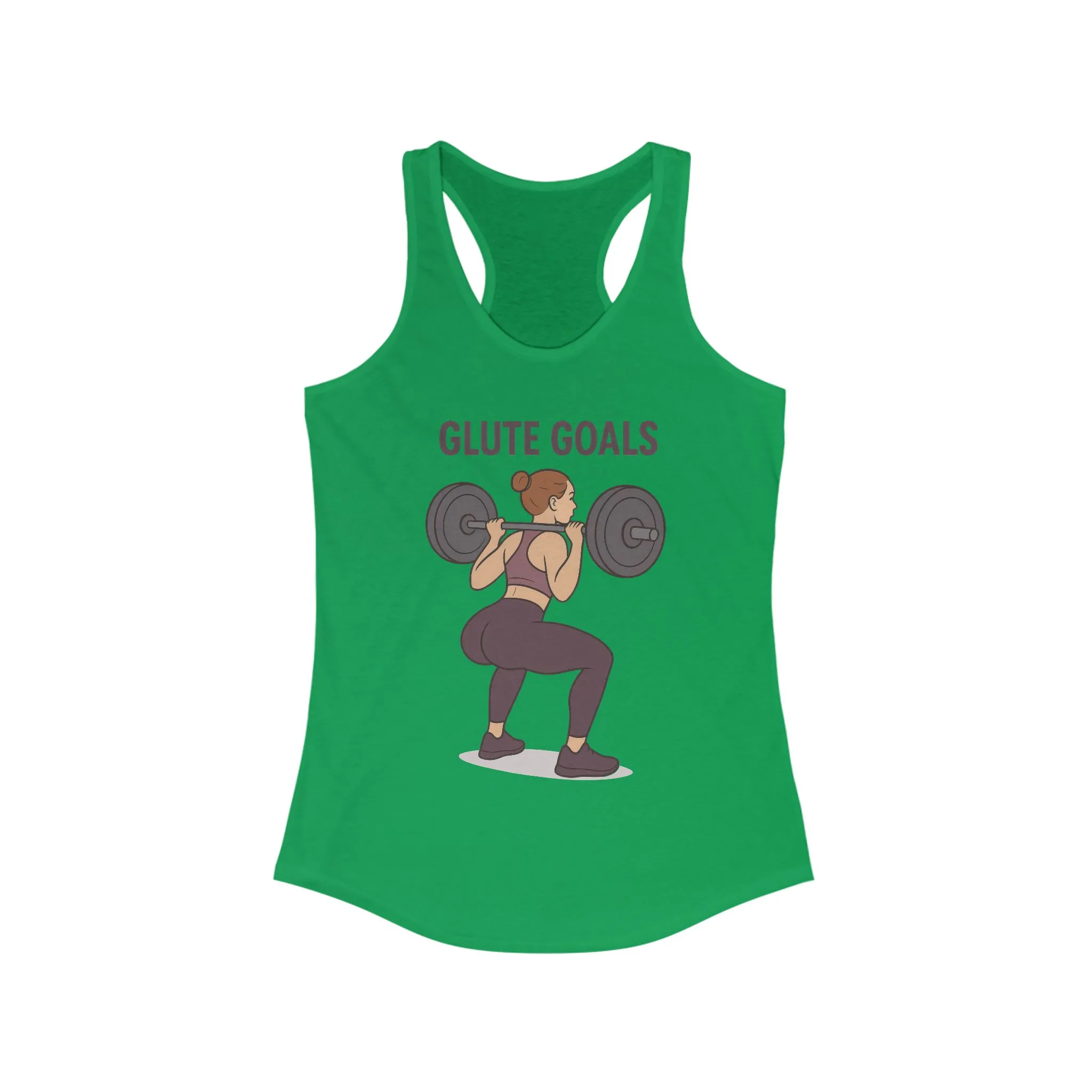 Glute Goals Workout Tank, Fitness Apparel for Women, Gym Top, Activewear, Motivational Exercise Shirt, Womens Squat Gym Shirt, Fit Girl Gift - Image 9