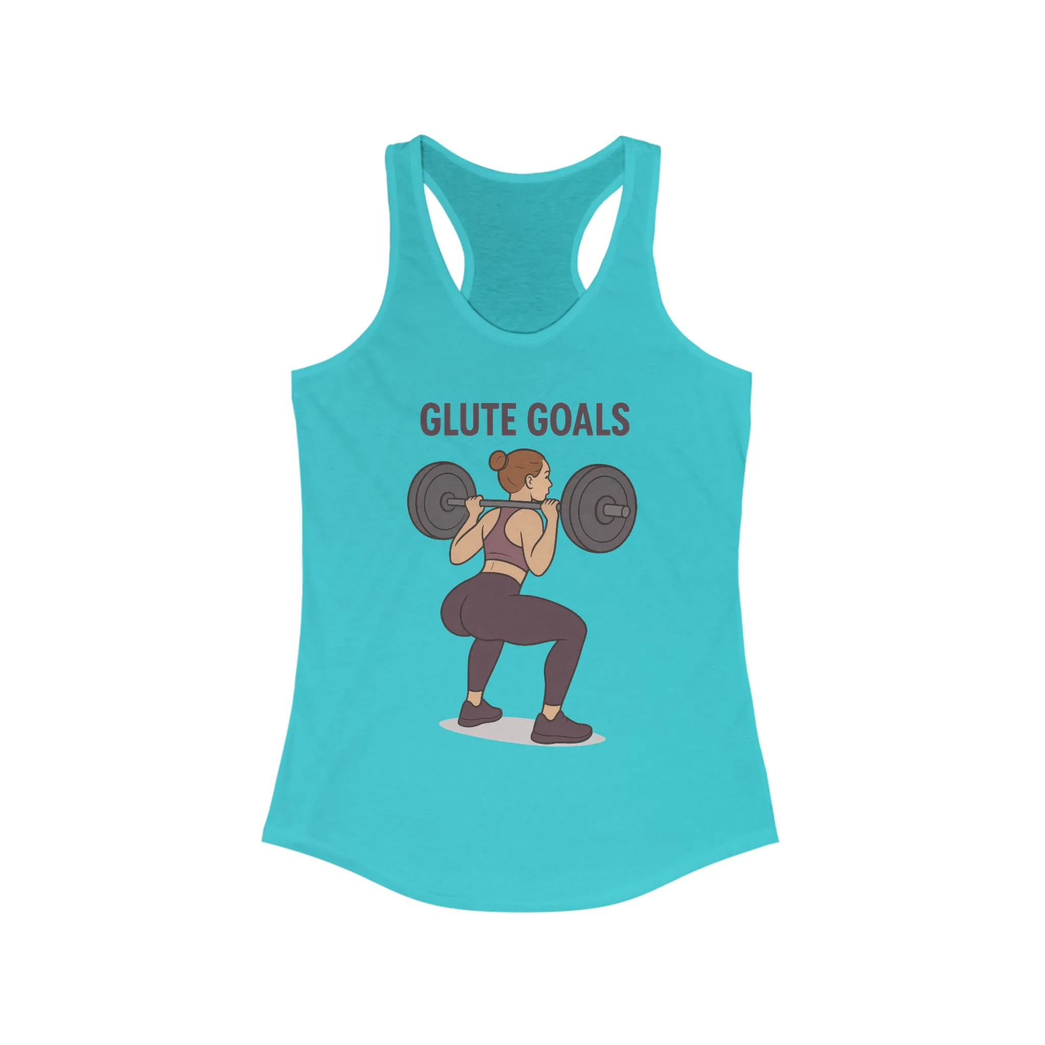 Glute Goals Workout Tank, Fitness Apparel for Women, Gym Top, Activewear, Motivational Exercise Shirt, Womens Squat Gym Shirt, Fit Girl Gift - Image 11