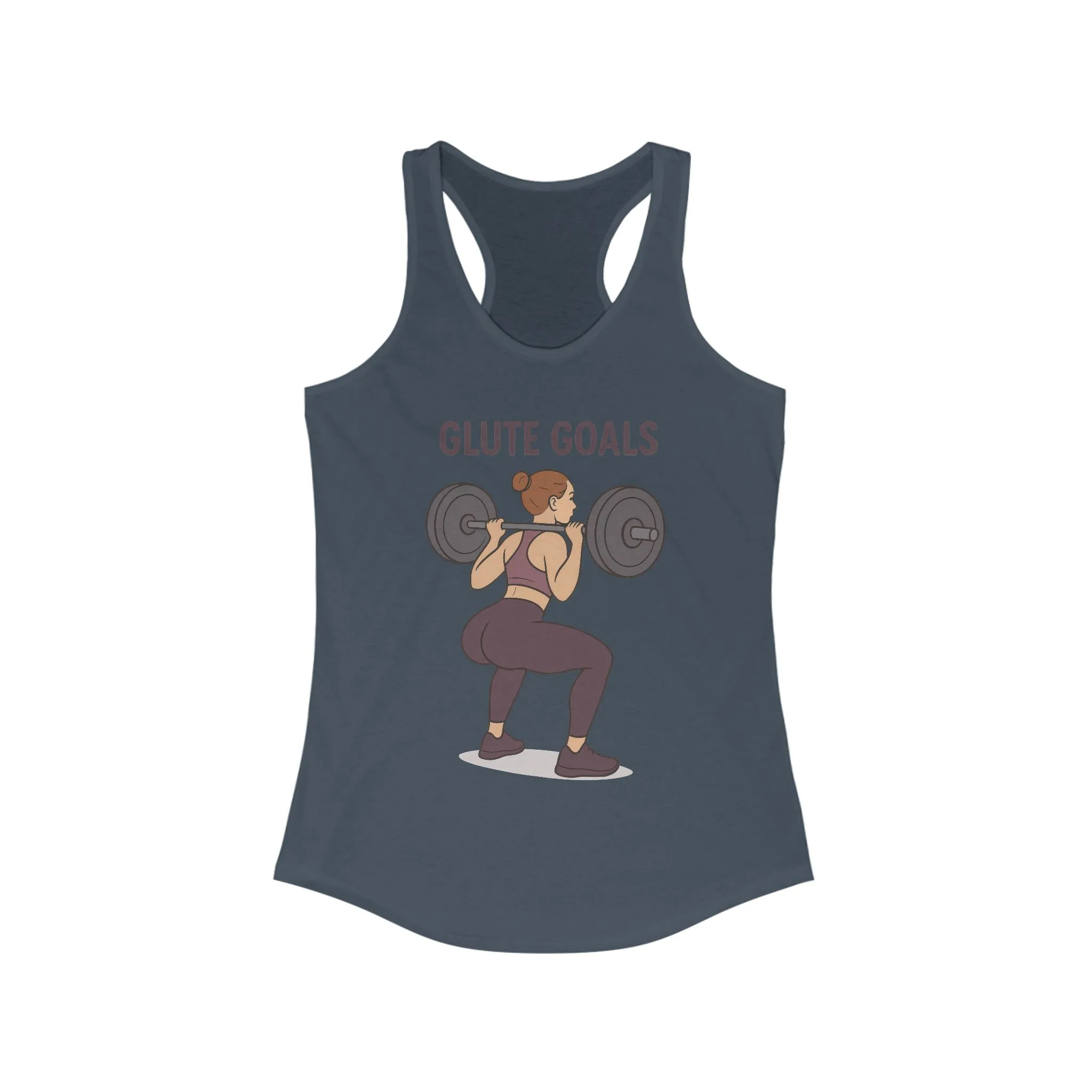 Glute Goals Workout Tank, Fitness Apparel for Women, Gym Top, Activewear, Motivational Exercise Shirt, Womens Squat Gym Shirt, Fit Girl Gift - Image 13