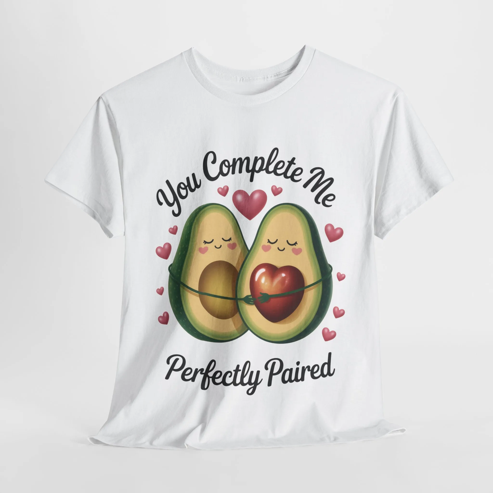 Cute Avocado Love Womens Tee, Perfect for Couples, Valentine's Day Gift, Relationship Shirt, Avocado Lover Apparel - Image 4