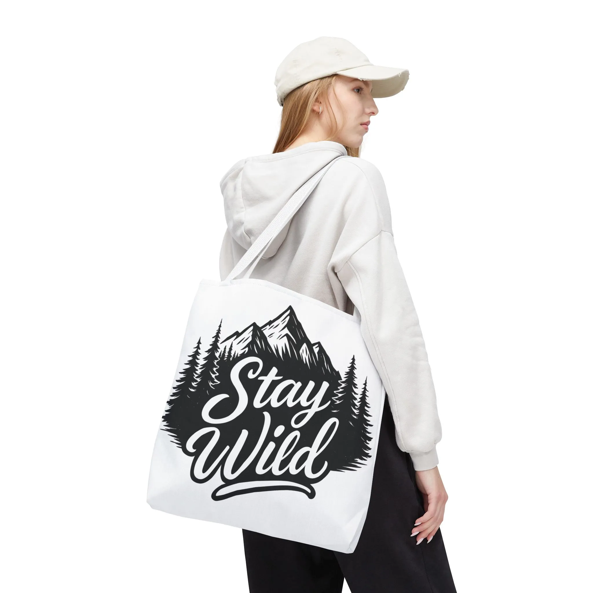 Stay Wild Tote Bag | Eco-friendly Shopping Bag, Adventure Tote, Outdoor Enthusiast Gift, Stylish Carryall, Perfect for Summer Adventures - Image 20