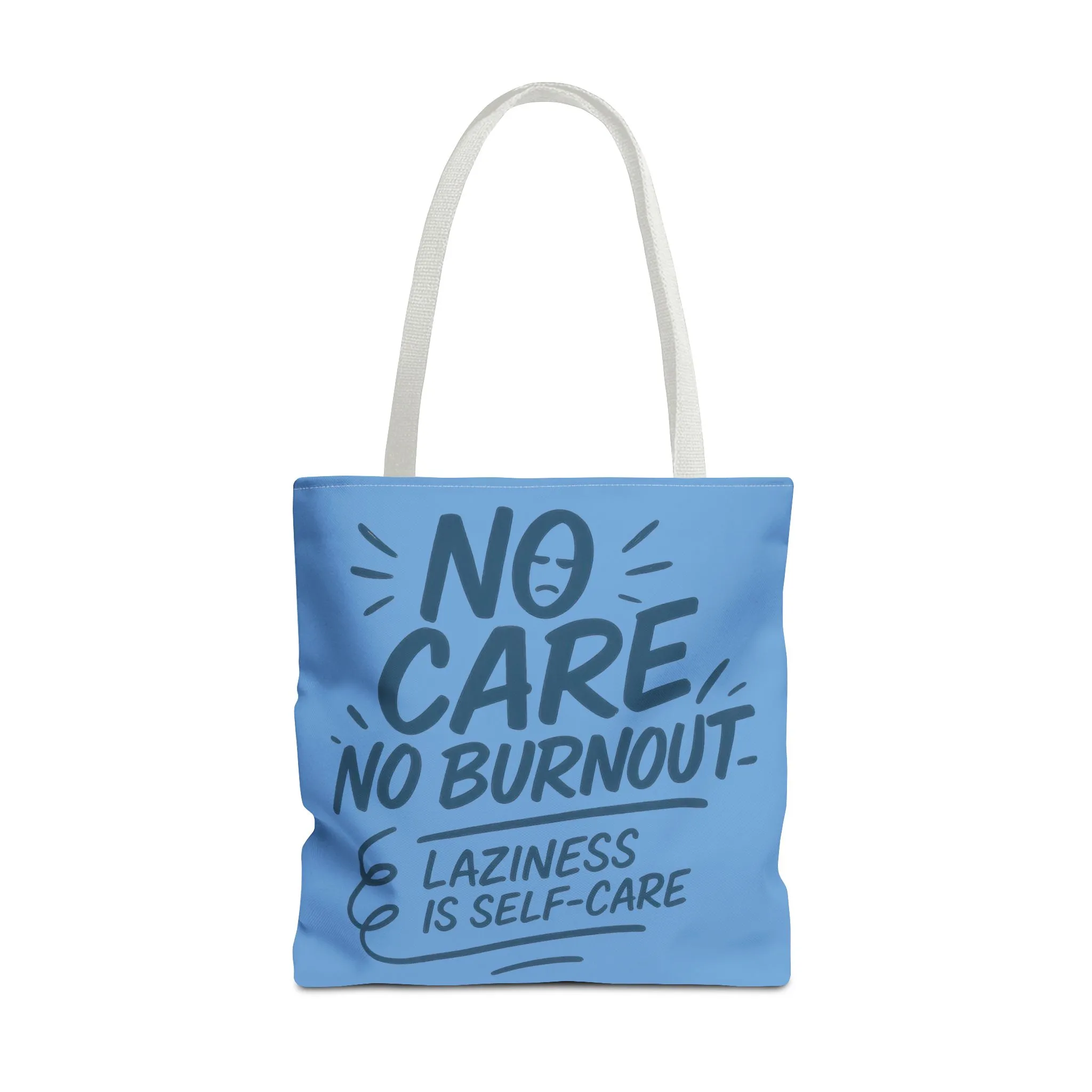 Laziness is Self-Care Funny Quote Bag, Oversized Reusable Canvas Shopping Tote, Sarcastic Self-Care Gift, Weekend Getaway, Everyday Use - Image 16