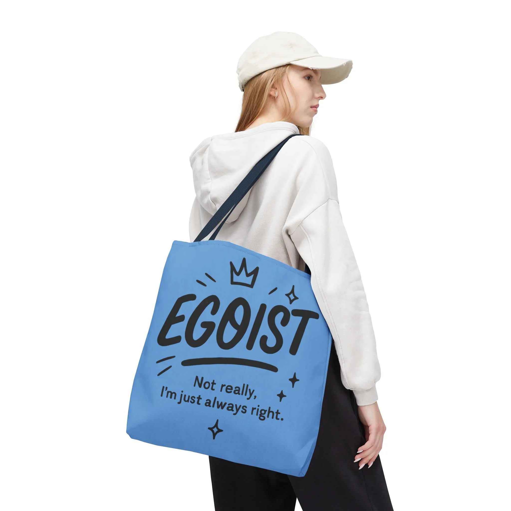 Egoist Tote Bag - Fun, Stylish Shopping Bag, Gift for Friends, Everyday Use, Quote Bag, Casual Chic Essential, Beach Tote - Image 5