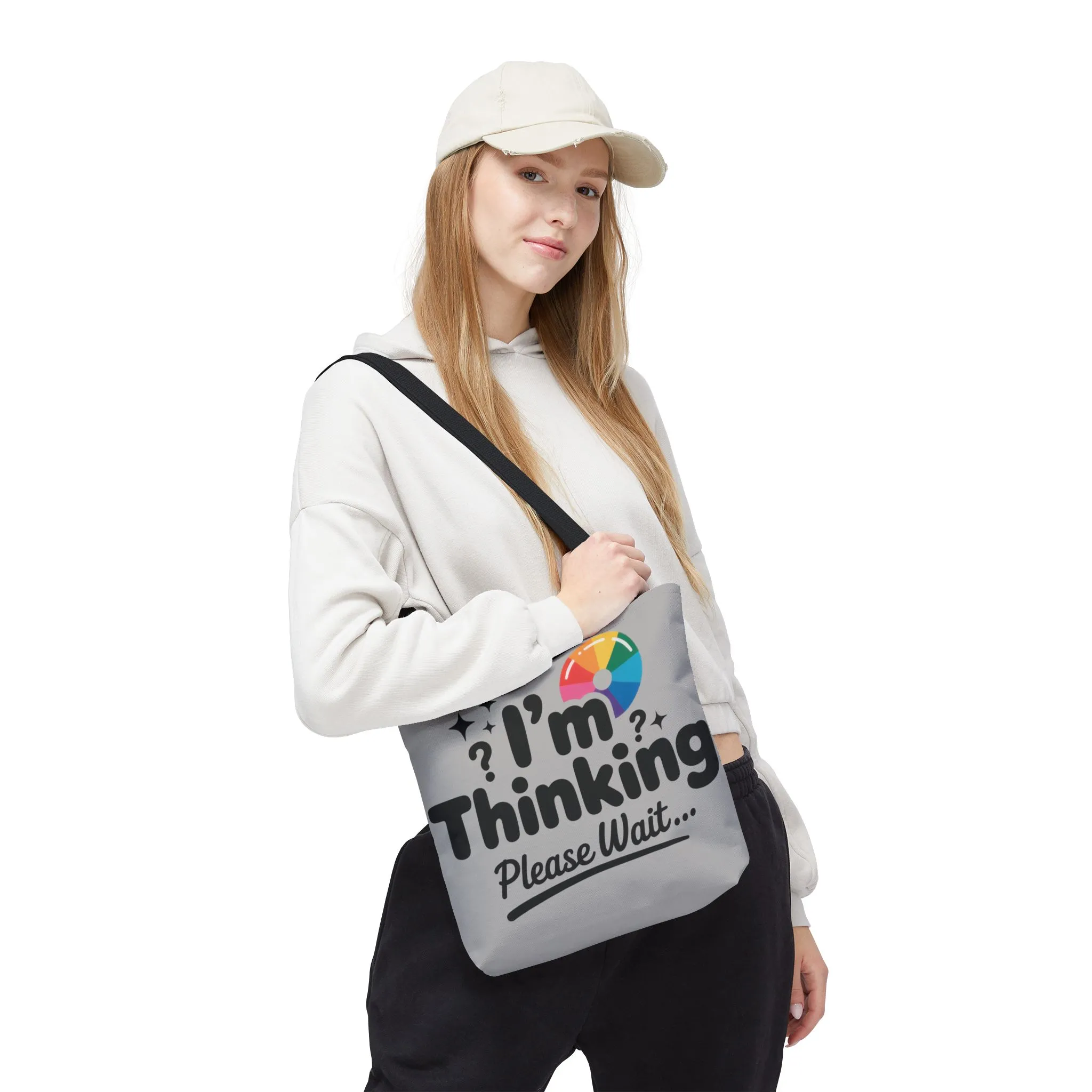 Whimsical Thinking Tote Bag, Funny Gift, Carry-All for Daily Use, Ideal for Birthdays and Graduations, Work or School Tote for Women and Men - Image 10
