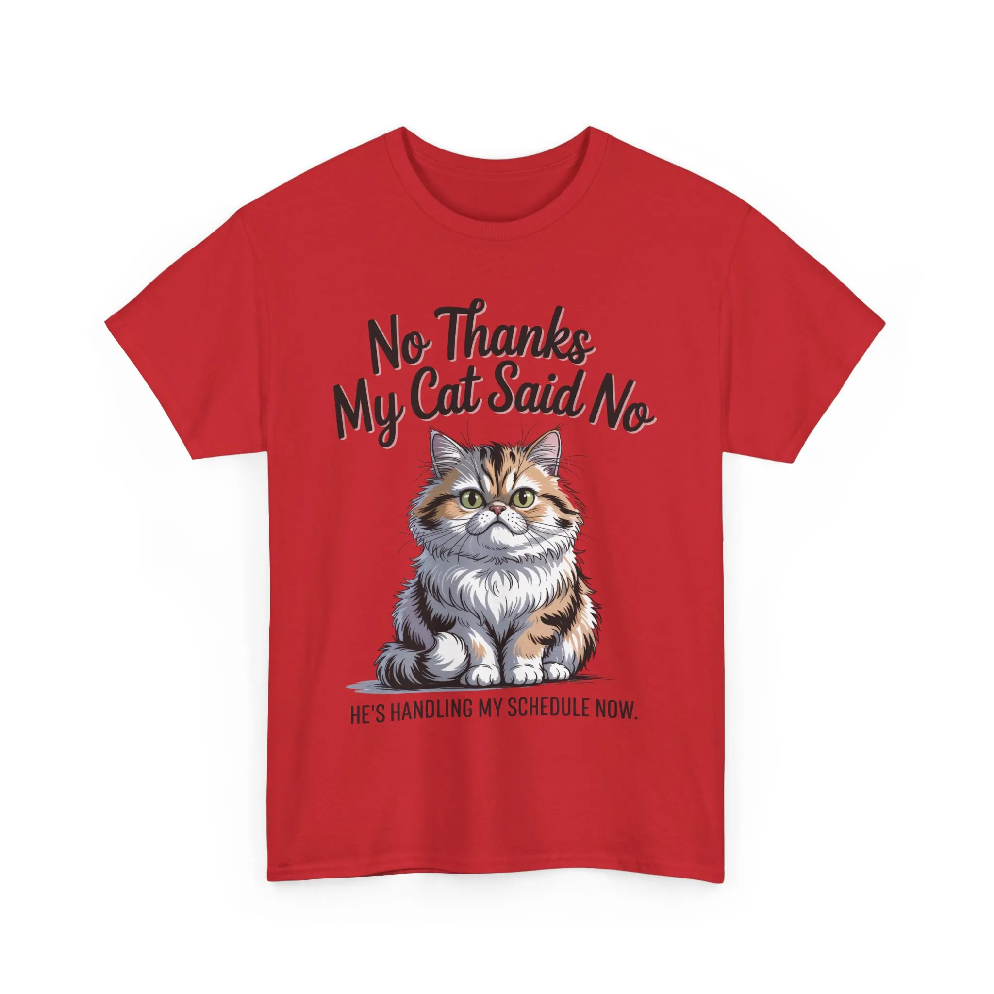 Funny Cat Quote Tee, Womens Heavy Cotton T-Shirt, Pet Lover Gift, Cute Cat Apparel, Cat Mom Tee, Quirky Animal Shirt, Humor - Image 34