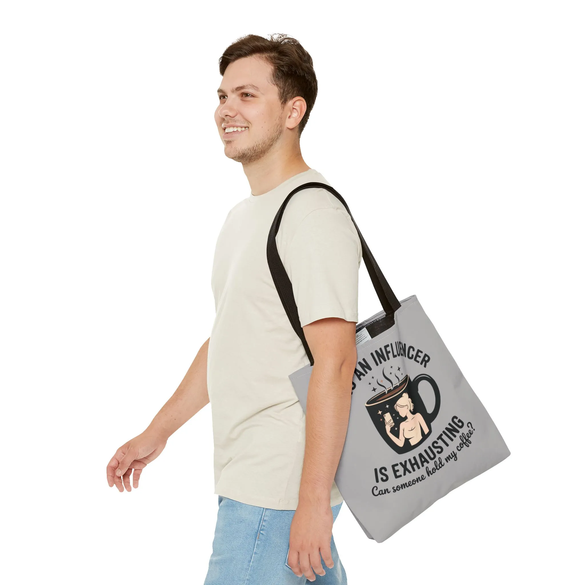 Influencer Tote Bag - Perfect for Coffee Lovers, Unique Gift for Birthdays, Weekend Outings, Stylish & Functional Accessory, Perfect [...] - Image 13