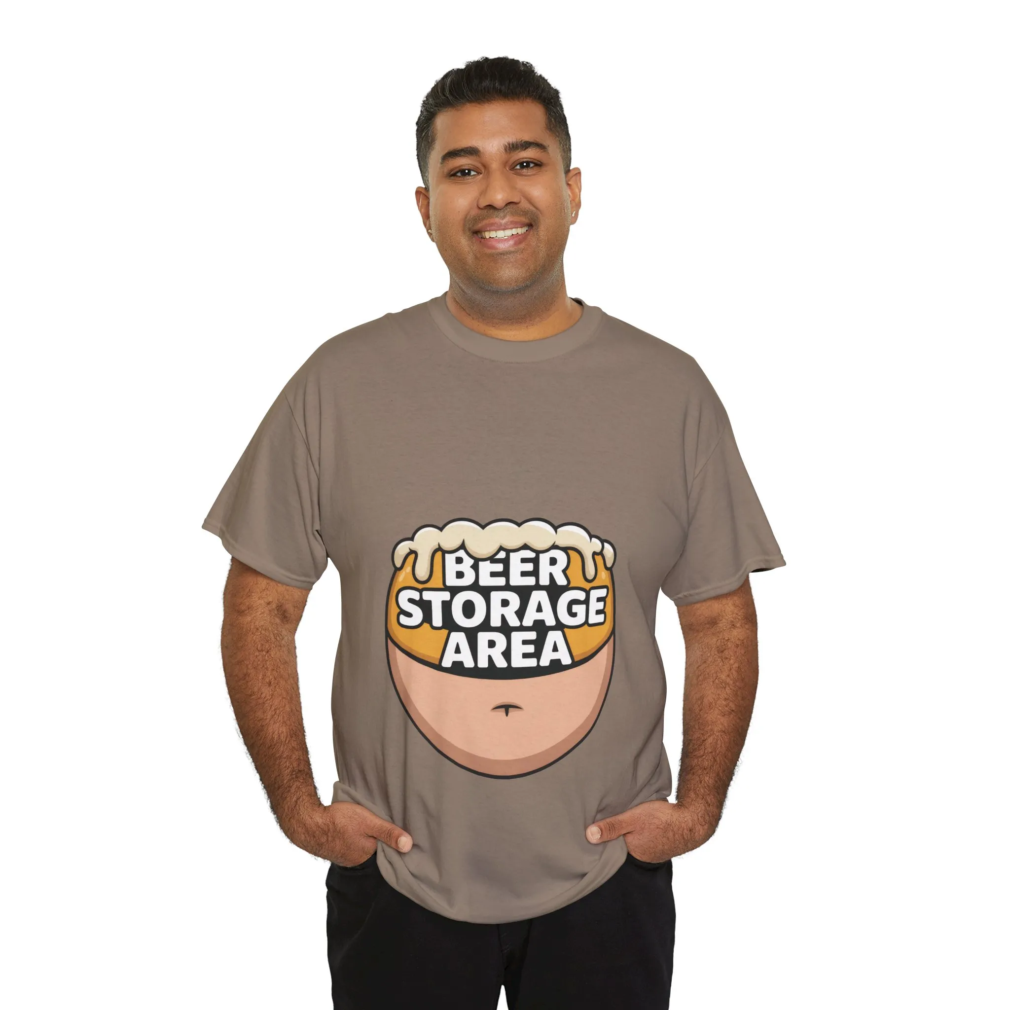 Funny Beer Belly T-Shirt, Beer Storage Area Graphic Tee for Men, Dad Bod Humor Shirt, Beer Lovers Gift, Drinking Gift, Party Apparel - Image 33