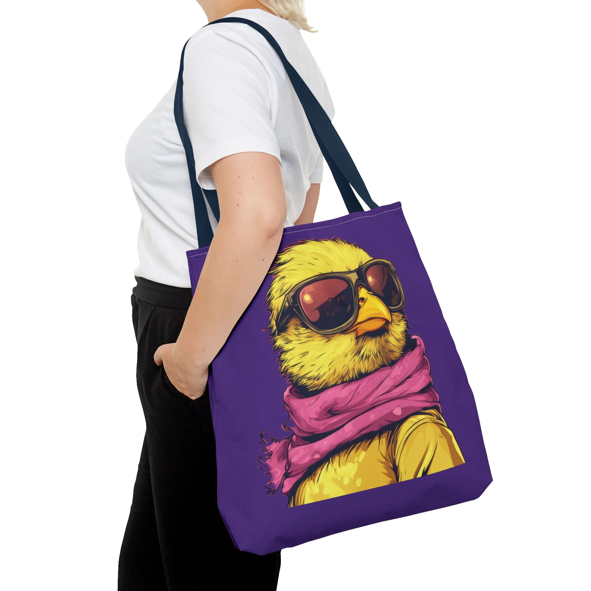 Chic Bird Tote Bag, Trendy Shopping Tote, Eco-friendly Bag, Gift for Animal Lovers, Summer Accessory, Beach Weekender Bag, Large Canvas Bag - Image 29