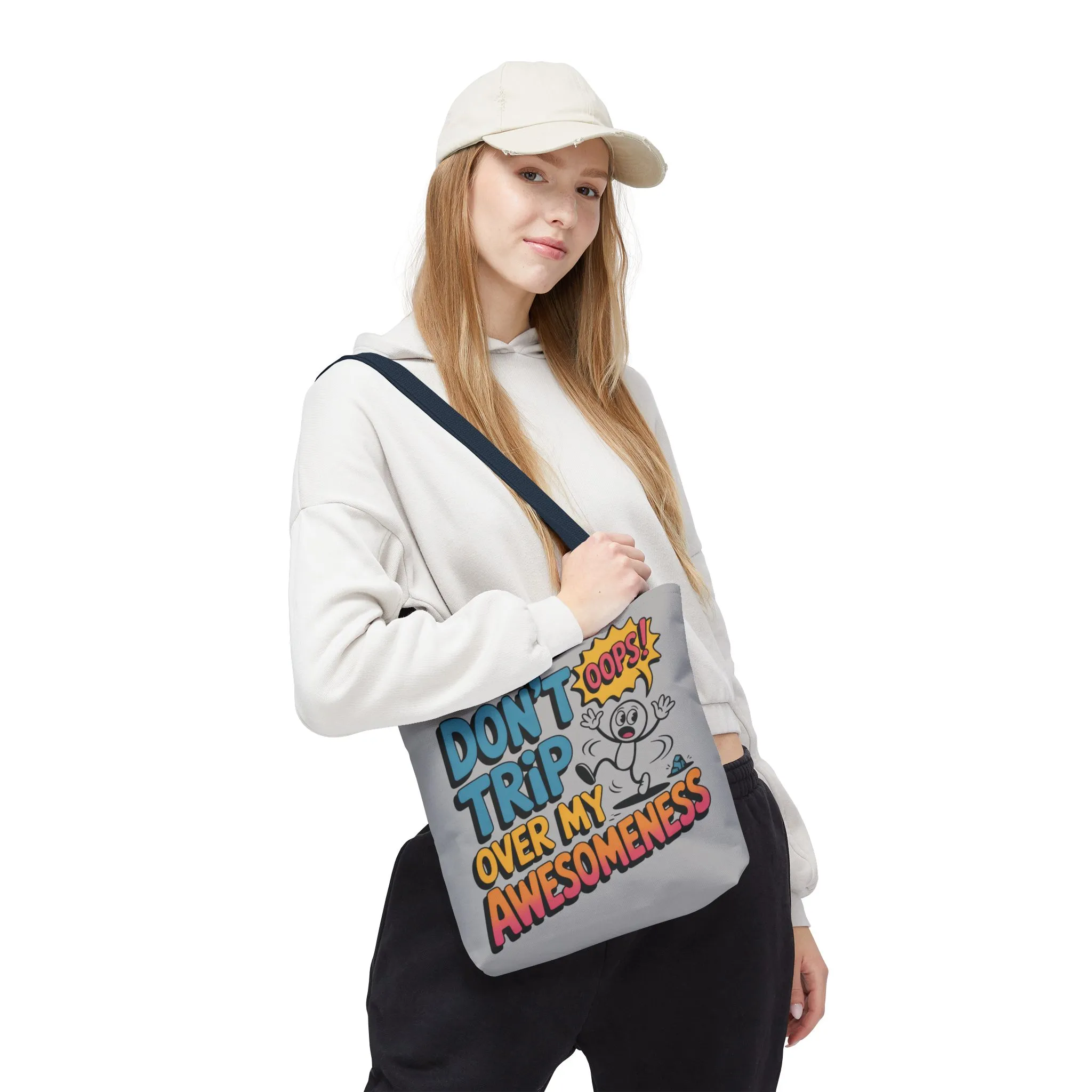 Funny Tote Bag - "Don't Trip Over My Awesomeness" - Perfect for Gifts, Beach Days, Shopping, & More!, , Large Tote Bag, beach weekender bag - Image 30
