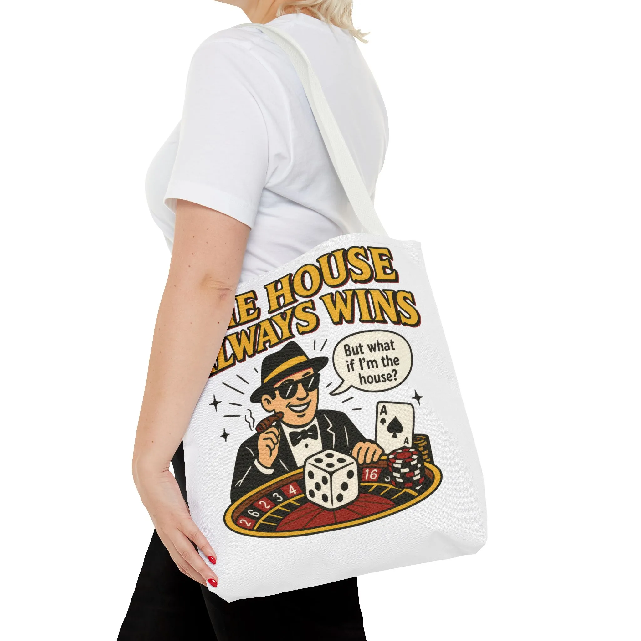 Casino Vibes Tote Bag, Fun Gift for Gamblers, Everyday Use, Travel Accessory, Stylish Shopping Bag, Unique Gambling Merch - Image 24