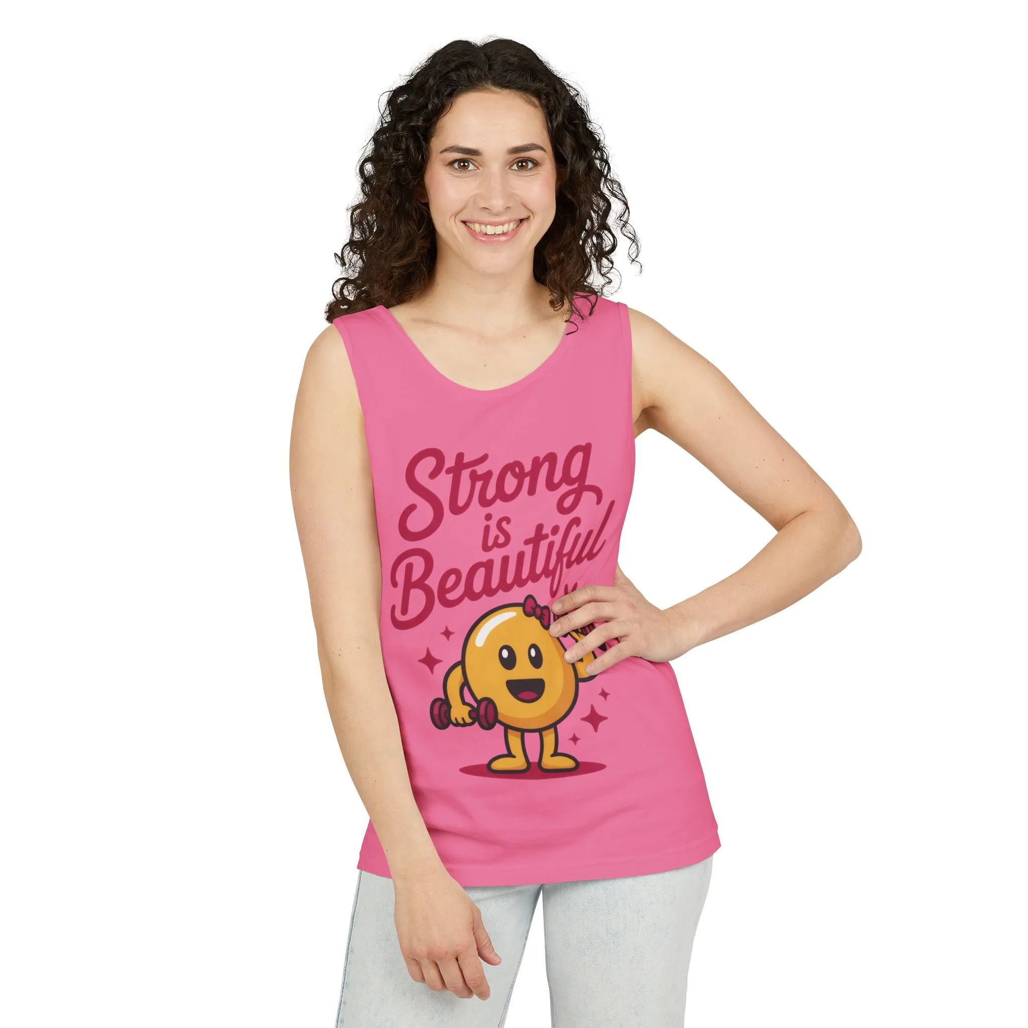 Strong is Beautiful Womens Tank Top, Cute Fitness and Gym Motivation Shirt, Workout Shirt, Exercise Top, Gift for Her, SummerActivewear - Image 22