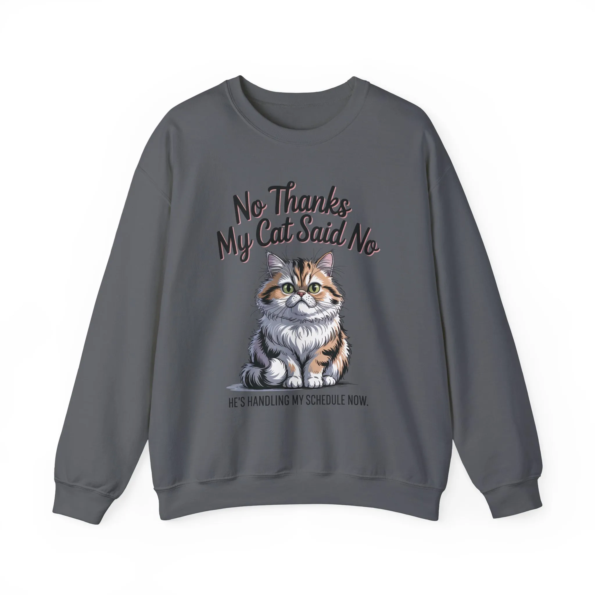 Funny Cat Crewneck Sweatshirt - Ideal Gift for Cat Lovers, Cozy Animal Sweater, Novelty Pet Lover Gift, Cute Cat-Themed Apparel, [...] - Image 31