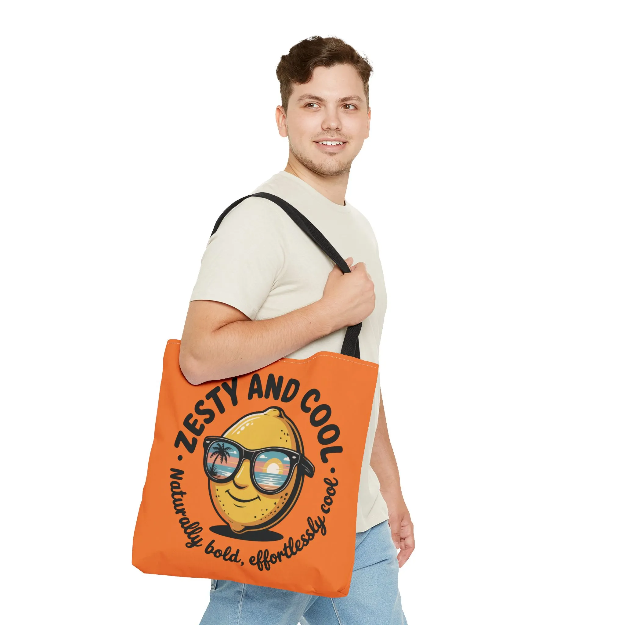Zesty Lemon Tote Bag - Fun & Bold Carry-All for Everyday Use, Summer, Beach Days, Gifts, Eco-Friendly Shopping, Large Tote Bag - Image 3
