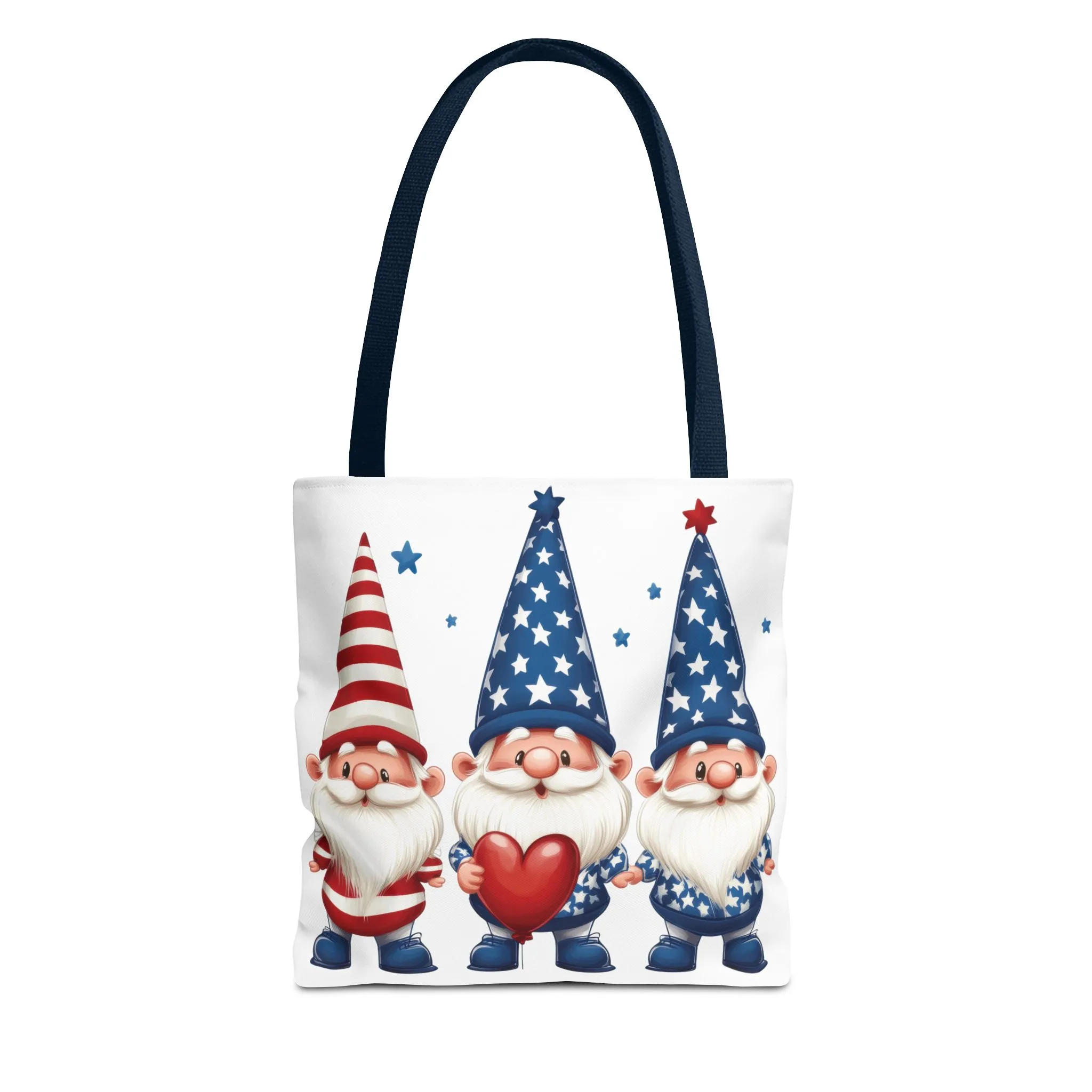 Patriotic Gnome Tote Bag, Stars and Stripes Reusable Grocery Bag, Cute Gnome Summer Bag, Holiday Gift Tote, Eco-Friendly Shopping Bag - Image 31
