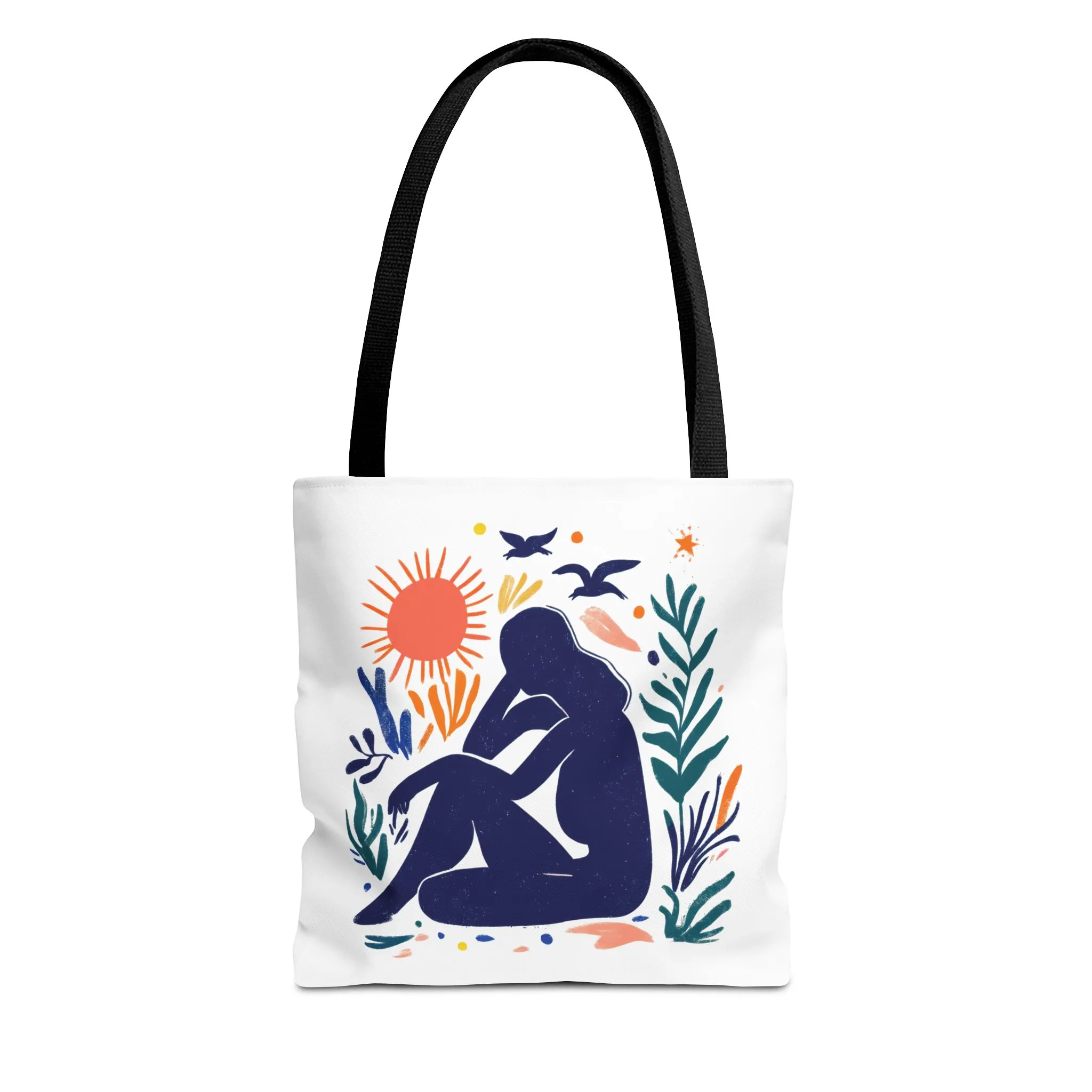 Boho Art Tote Bag, Versatile Eco-Friendly Carryall, Gift for Her, Summer Outing, Beach Bag, Reusable Shopping Tote - Image 5