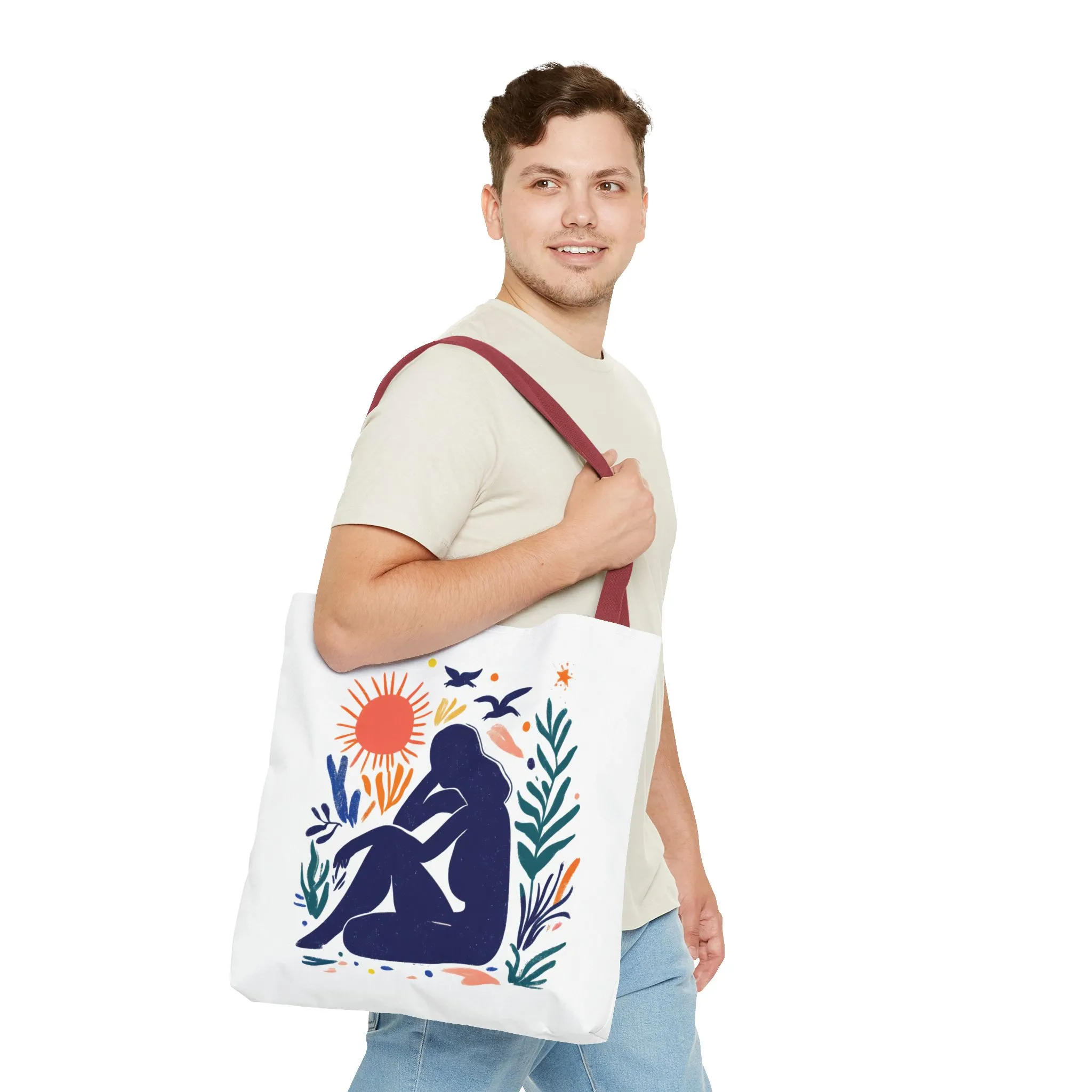 Boho Art Tote Bag, Versatile Eco-Friendly Carryall, Gift for Her, Summer Outing, Beach Bag, Reusable Shopping Tote - Image 27