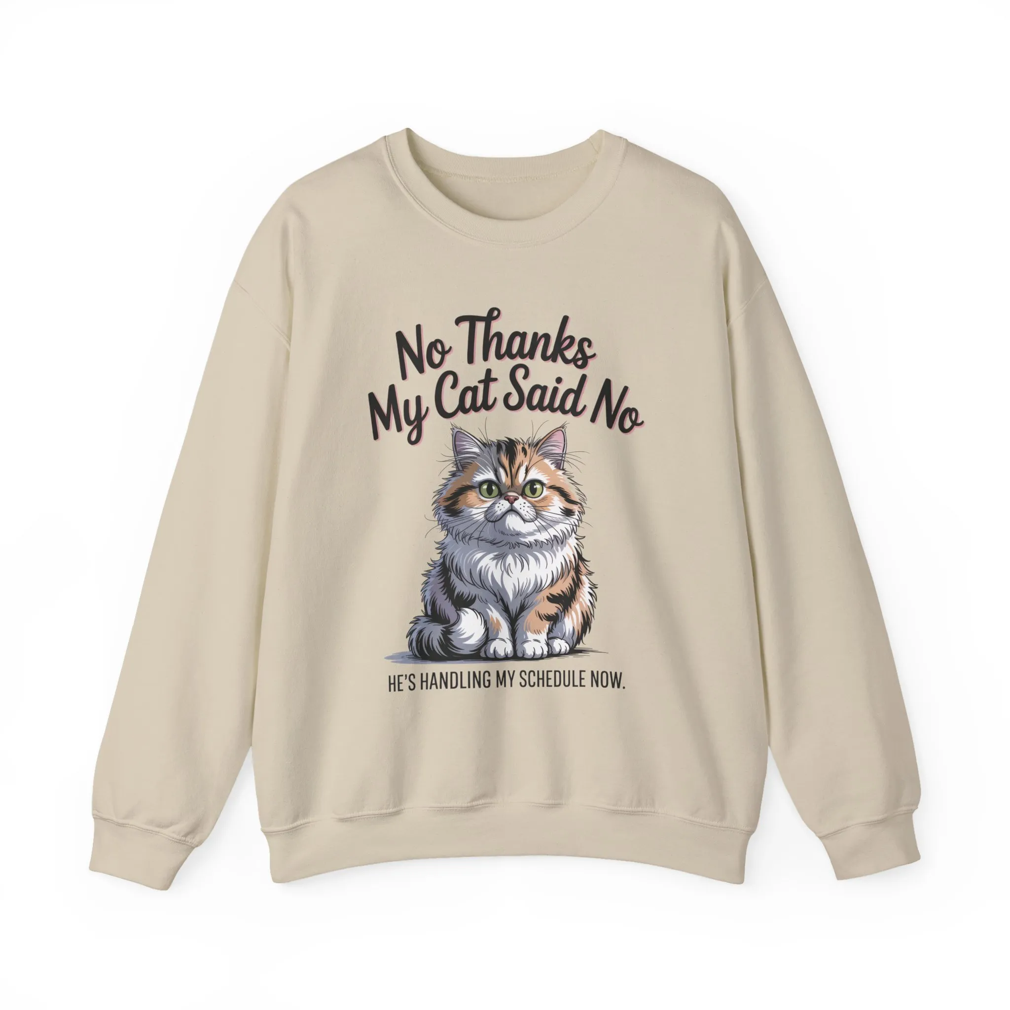 Funny Cat Crewneck Sweatshirt - Ideal Gift for Cat Lovers, Cozy Animal Sweater, Novelty Pet Lover Gift, Cute Cat-Themed Apparel, [...] - Image 28