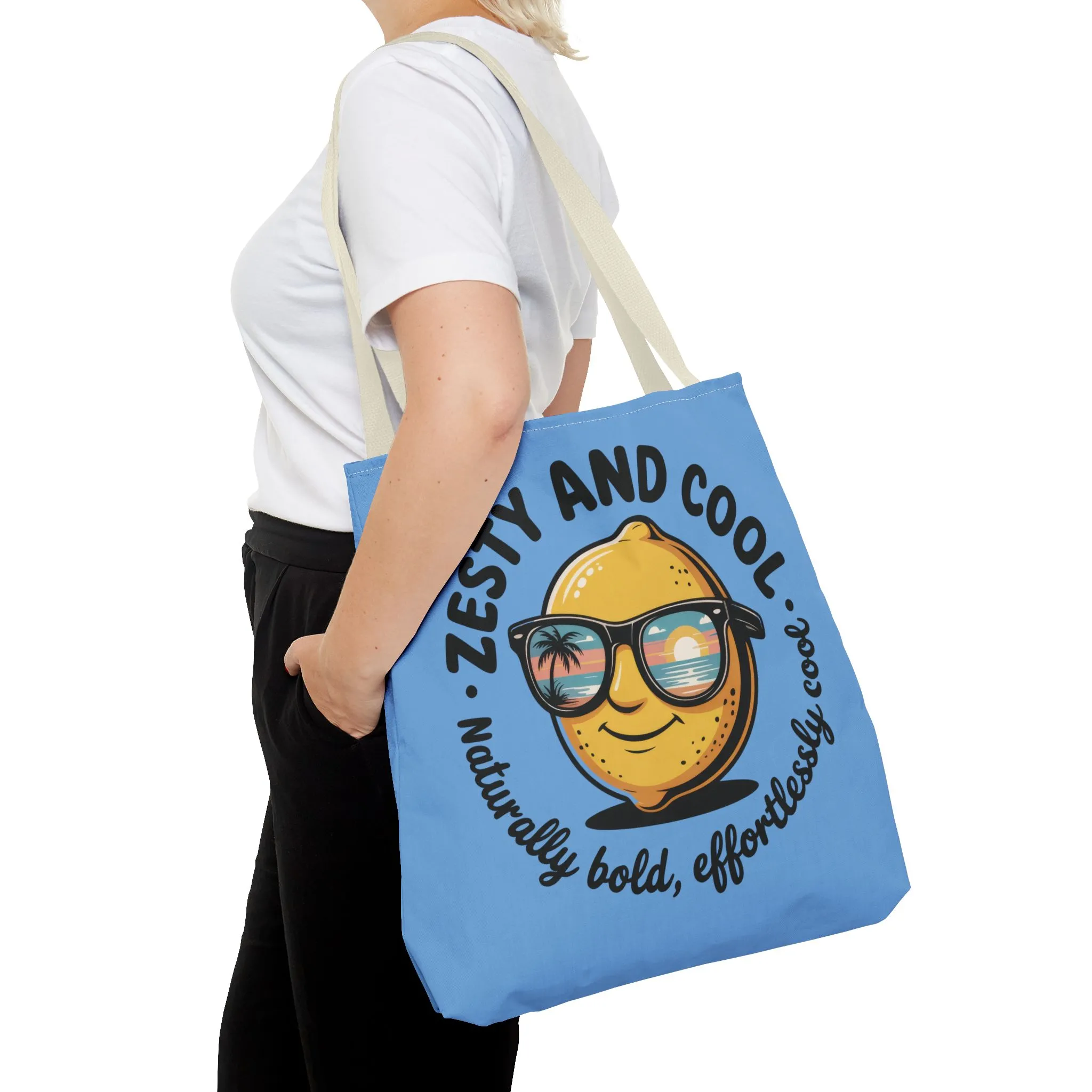 Zesty Lemon Tote Bag - Fun & Bold Carry-All for Everyday Use, Summer, Beach Days, Gifts, Eco-Friendly Shopping, Large Tote Bag - Image 29