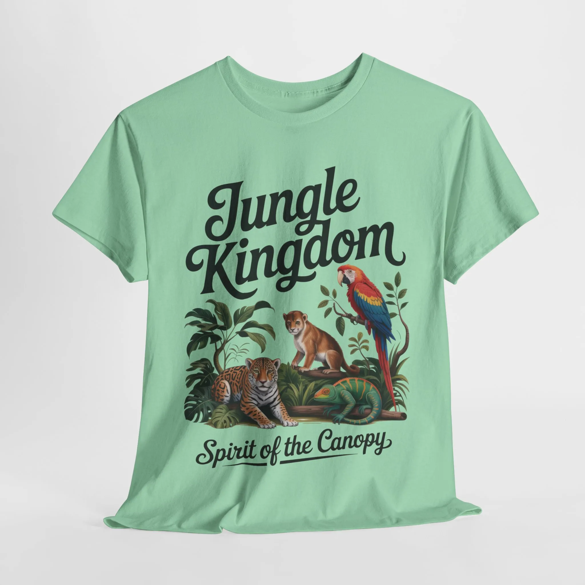 Womens Jungle Kingdom Tee - Nature Lover T-Shirt, Animal Graphic Tee, Eco-Friendly Gift, Summer Fashion, Adventure Outfit - Image 28