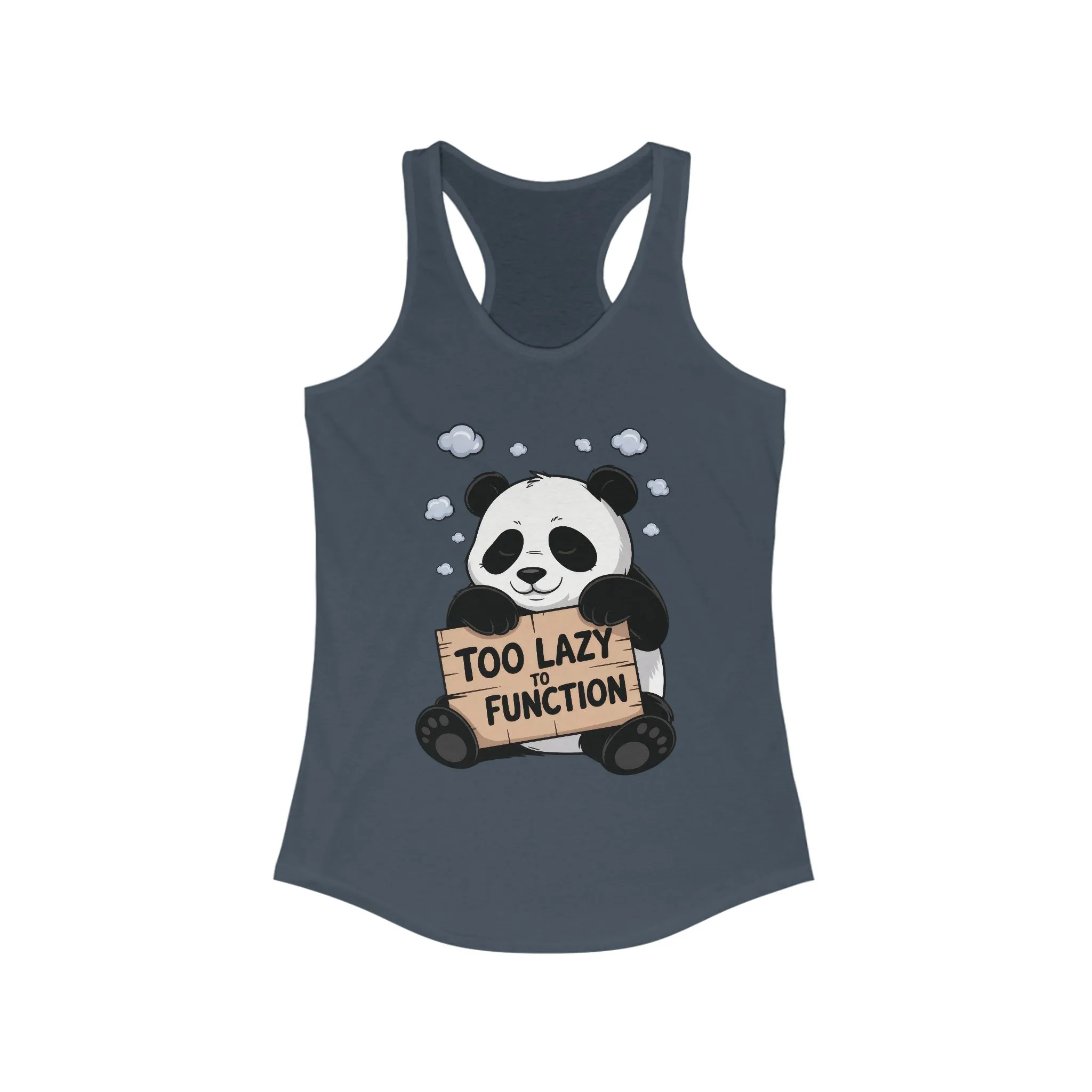 Funny Panda Tank Top, Women's Workout Shirt, Cute Summer Tee, Lazy Bear Fitness Top, Humorous Gift For Her - Image 11