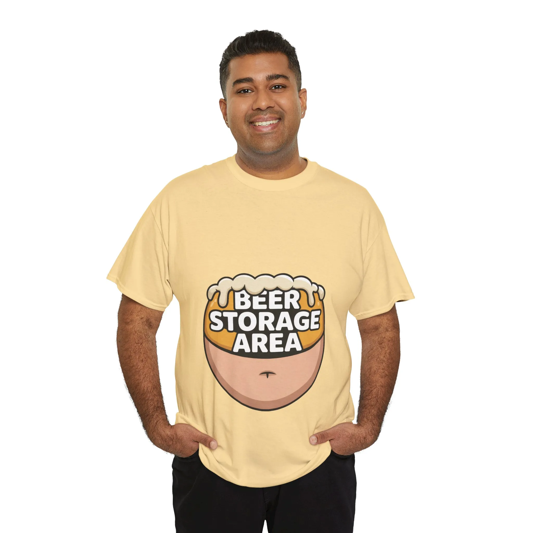 Funny Beer Belly T-Shirt, Beer Storage Area Graphic Tee for Men, Dad Bod Humor Shirt, Beer Lovers Gift, Drinking Gift, Party Apparel - Image 27