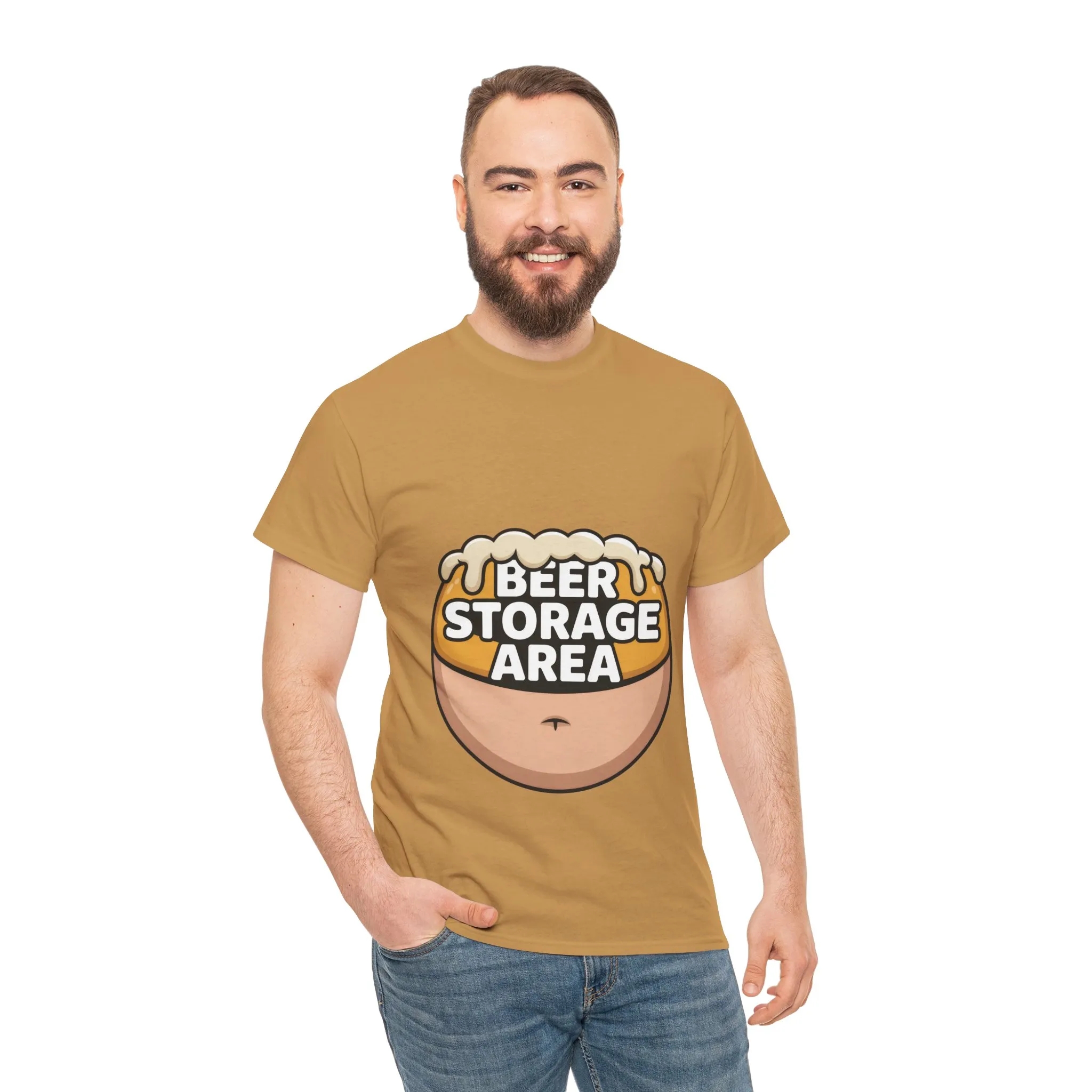Funny Beer Belly T-Shirt, Beer Storage Area Graphic Tee for Men, Dad Bod Humor Shirt, Beer Lovers Gift, Drinking Gift, Party Apparel - Image 29